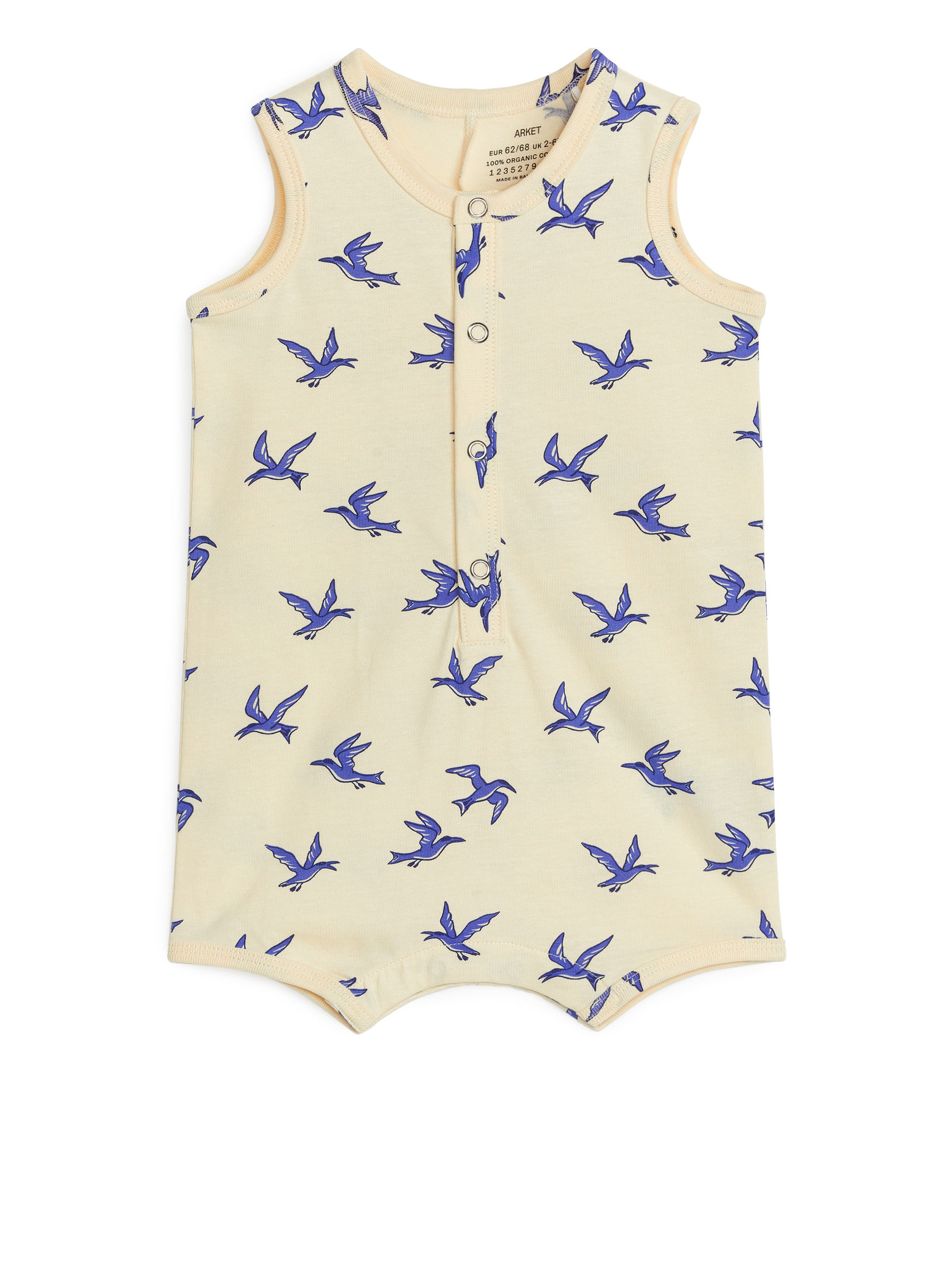 Barboteuse sans manches en coton - Jaune pâle - Regular fit - Enfant - StillMedia/DescriptiveStillLife - 2