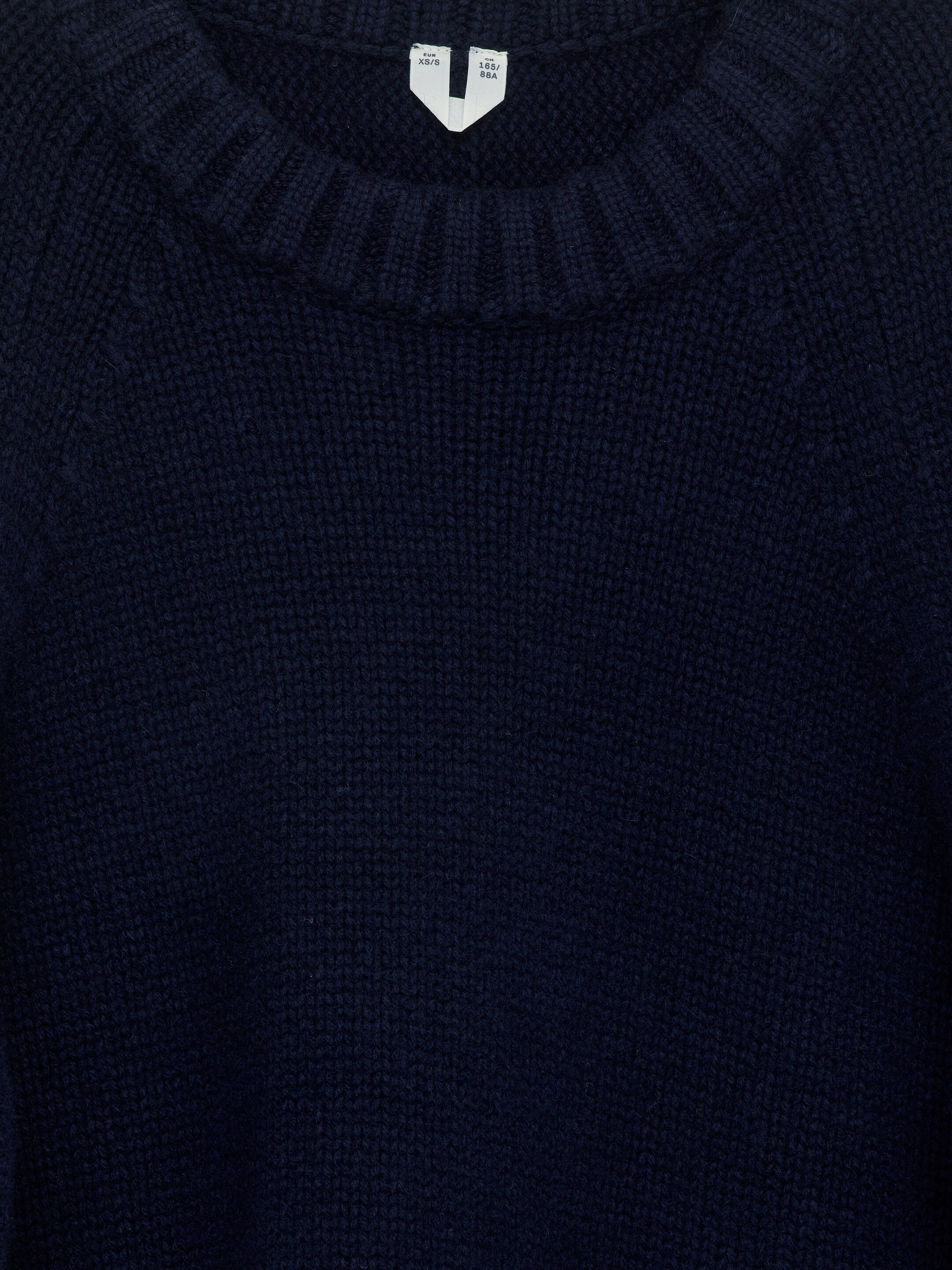 View larger image: Chunky Pure Cashmere Jumper  ​ - Dark Blue - Ladies | H&M GB 6