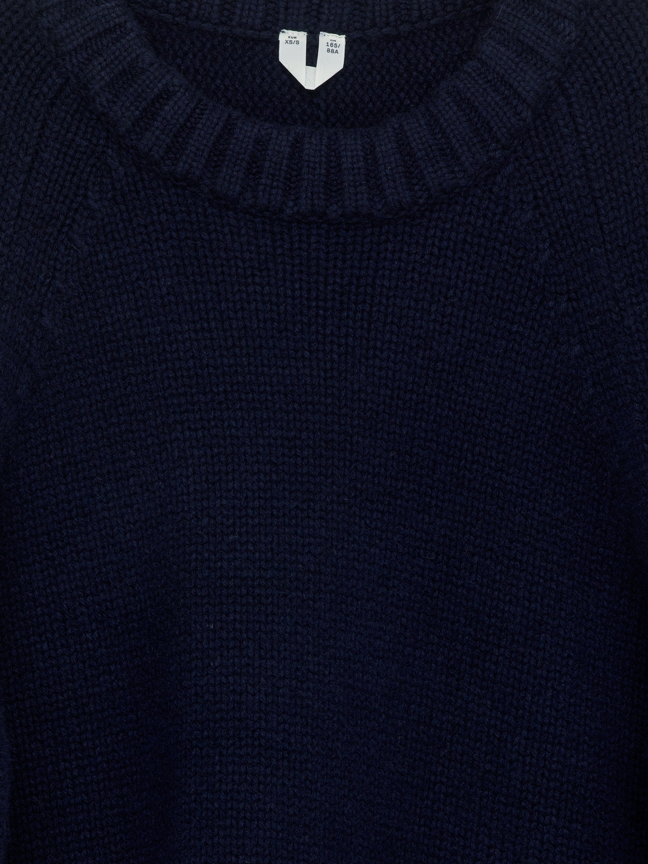 Chunky Pure Cashmere Jumper  ​ - Dark Blue - Oversized - Women - StillMedia/DescriptiveDetail - 2