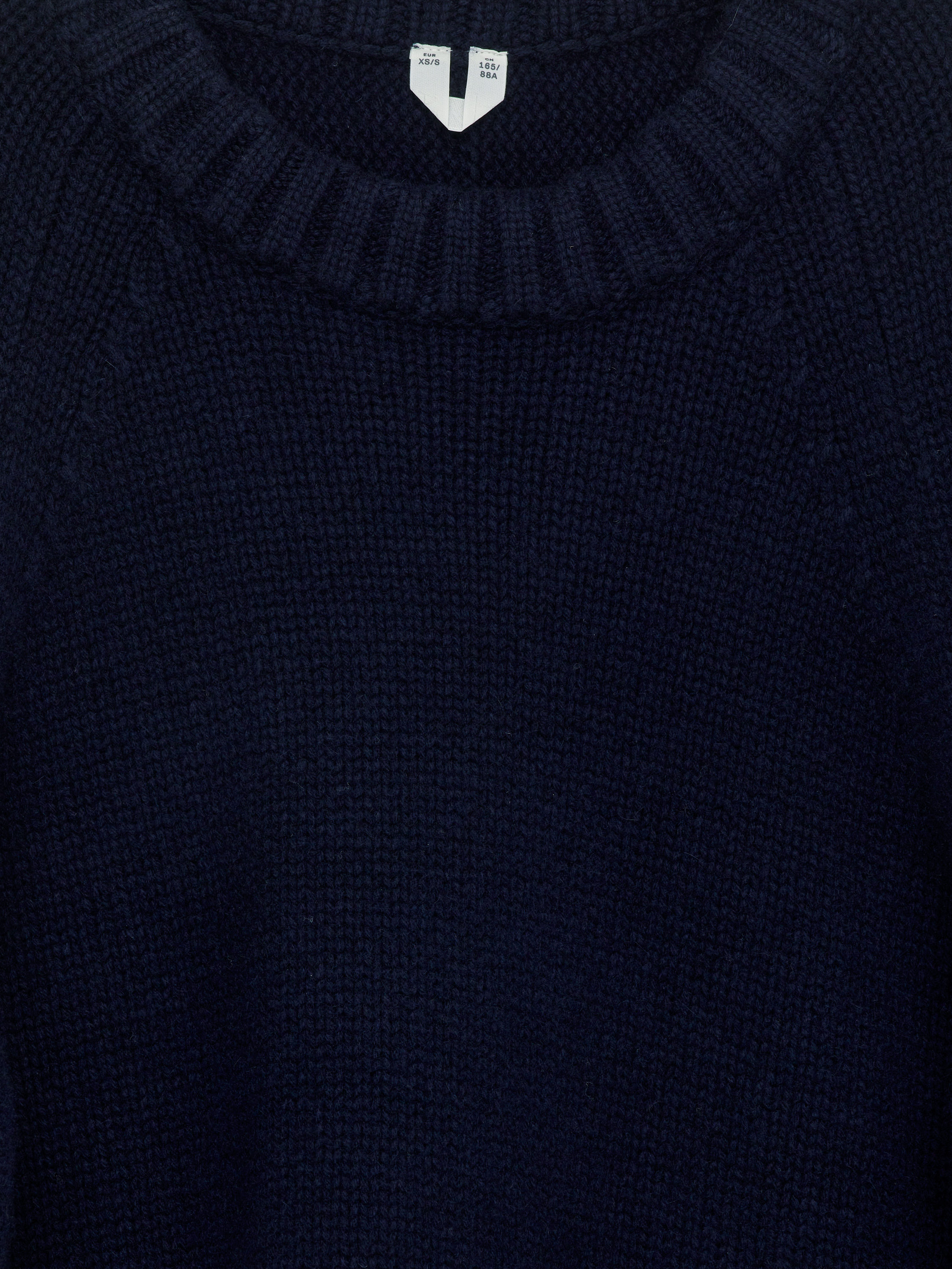 Chunky Pure Cashmere Jumper  ​ - Dark Blue - Oversized - Women - StillMedia/DescriptiveDetail - 2
