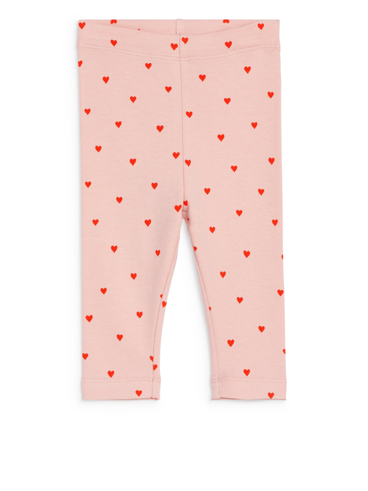 Jerseyleggings - Rosa/Herzen/Cremeweiß/Monster - 1