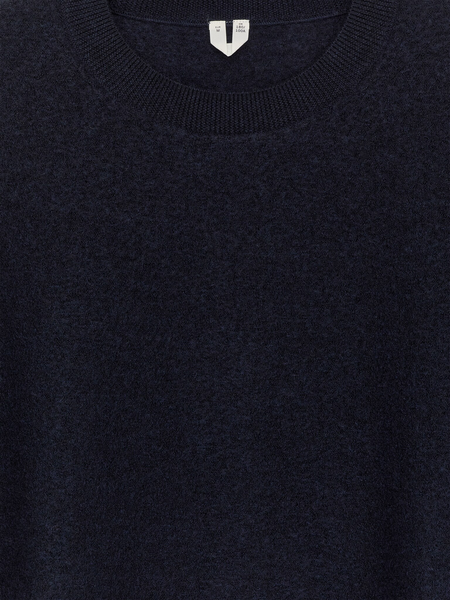 Pull en laine bouillie - Bleu foncé/Noir - 4