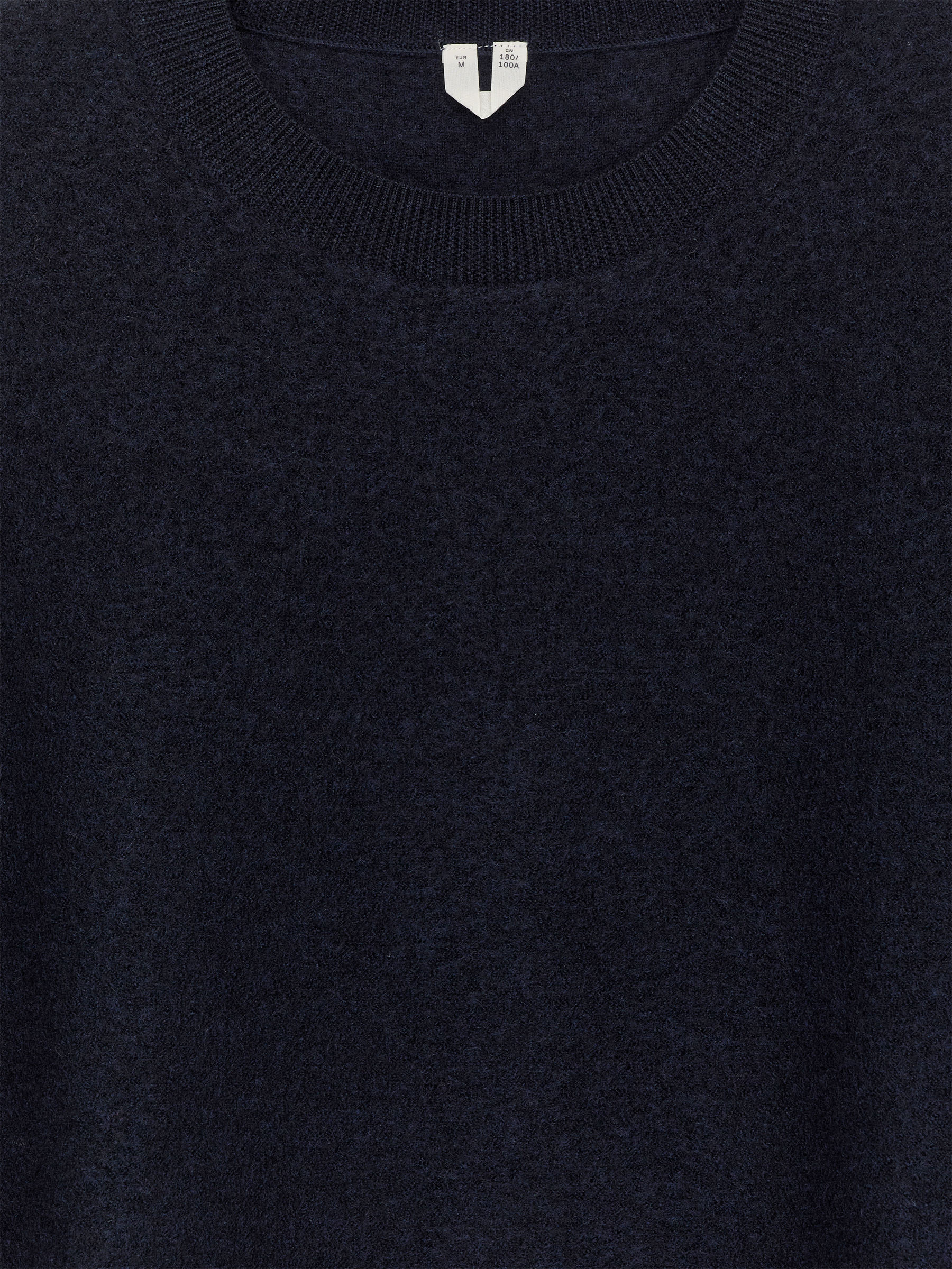 Boiled-Wool Jumper - Dark Blue - Regular fit - Men - StillMedia/DescriptiveDetail - 2