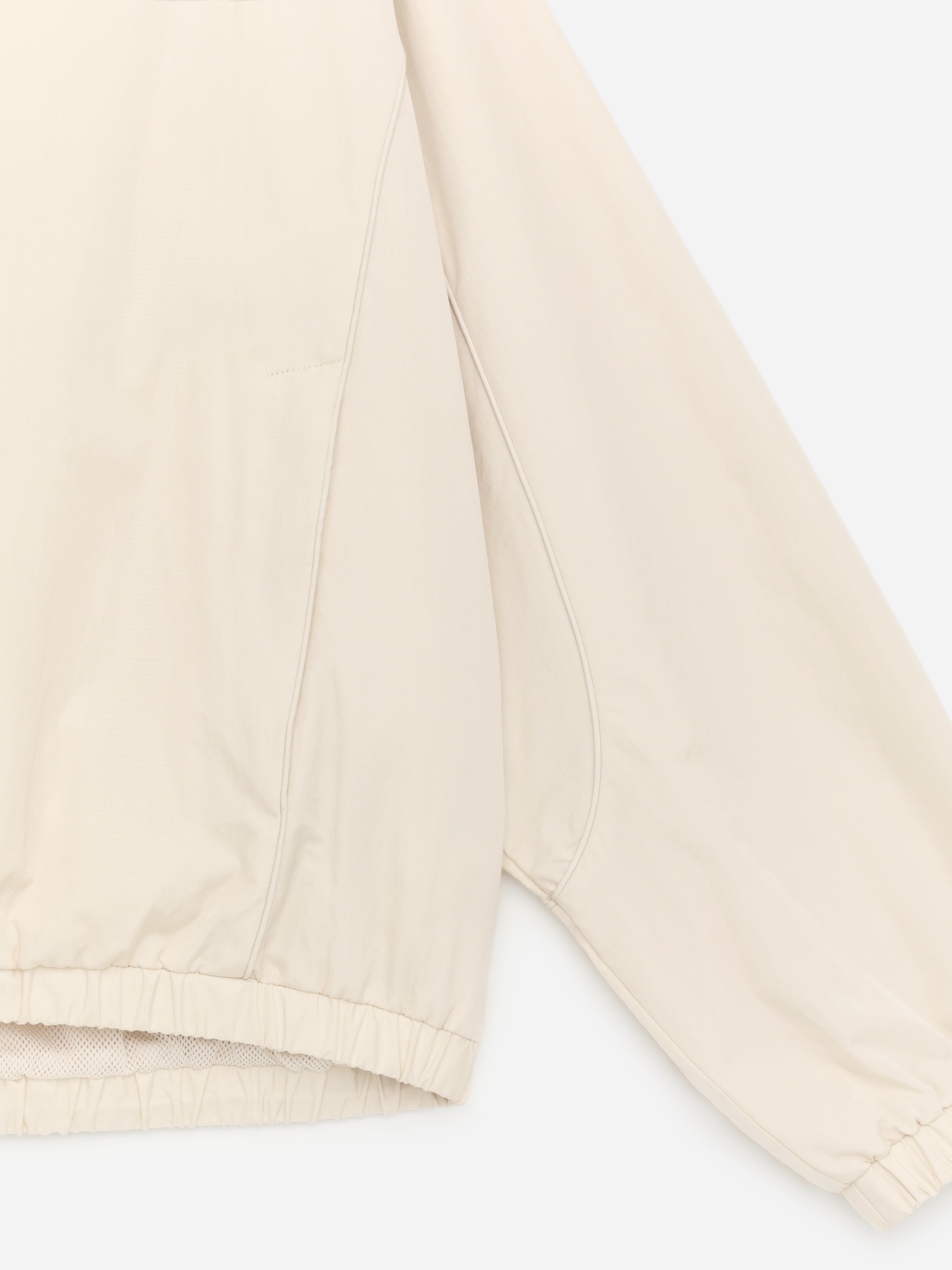 Giacca in nylon con collo a imbuto - Bianco sporco - Oversize - Women - StillMedia/DescriptiveDetail - 3