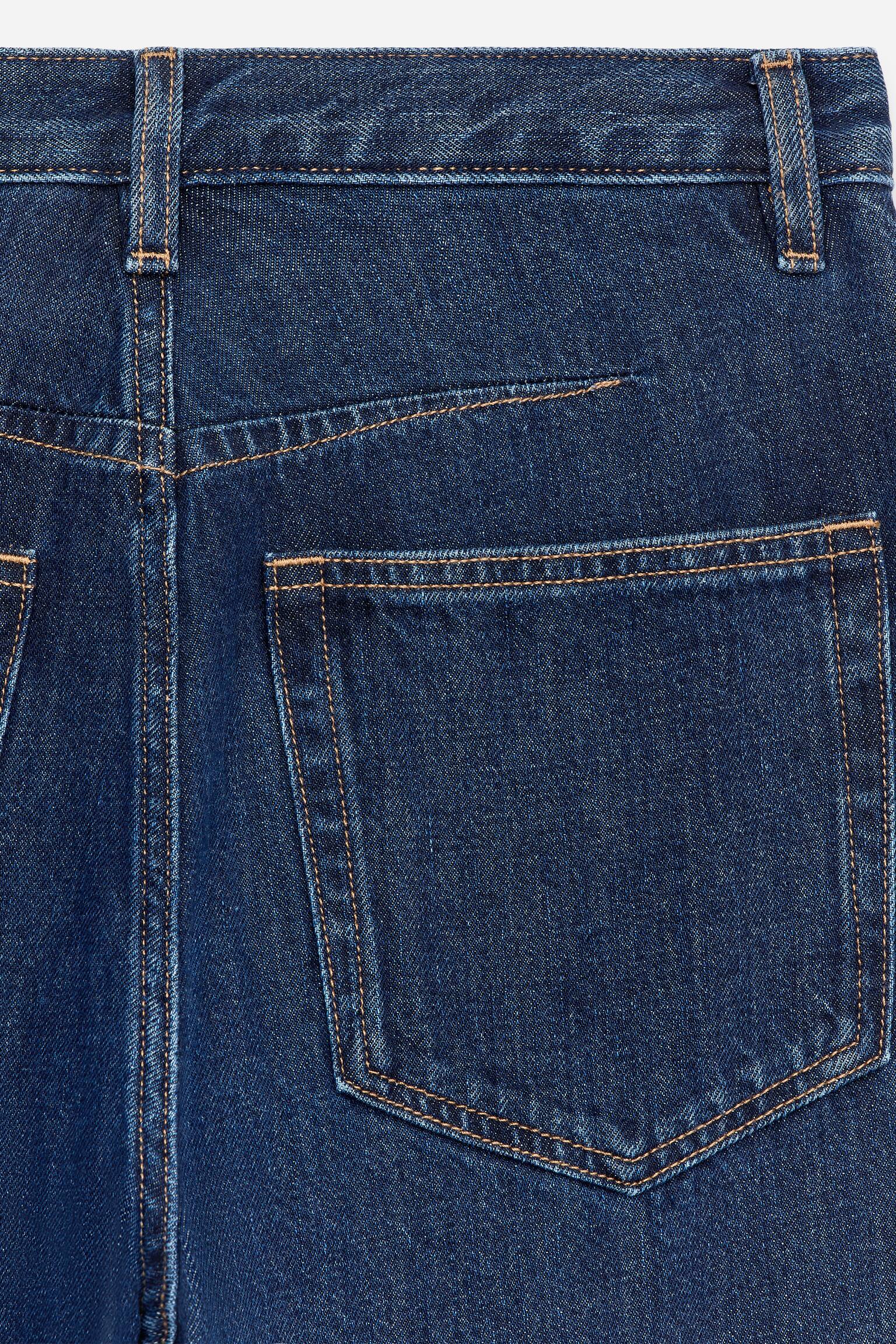 Jeans à jambes arrondies - Bleu foncé - 6