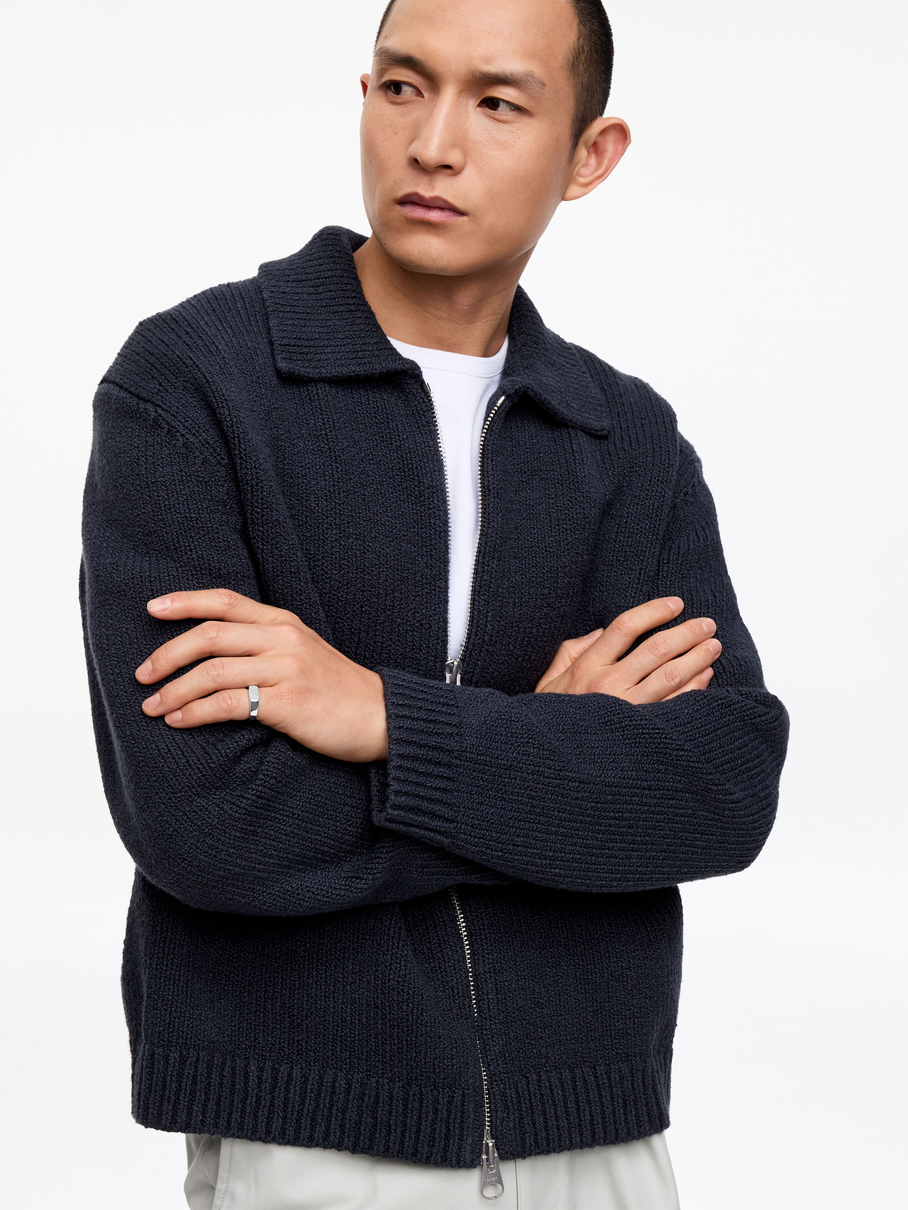 Silver Pinkie Ring - Silver - Men - StillMedia/Lookbook - 2