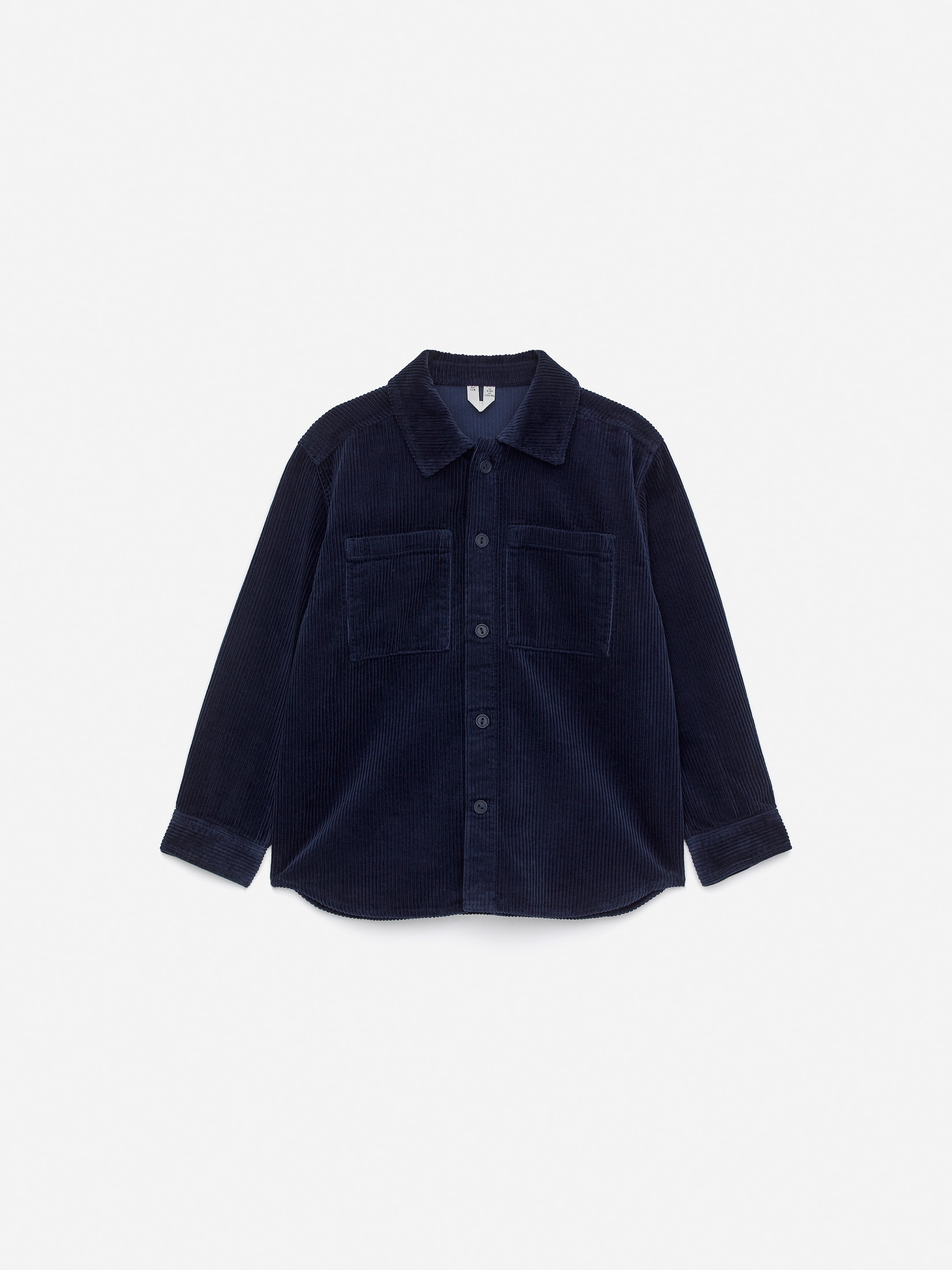 Se større billede: Overshirt i fløjl - Mørkeblå - BØRN | H&M DK 1