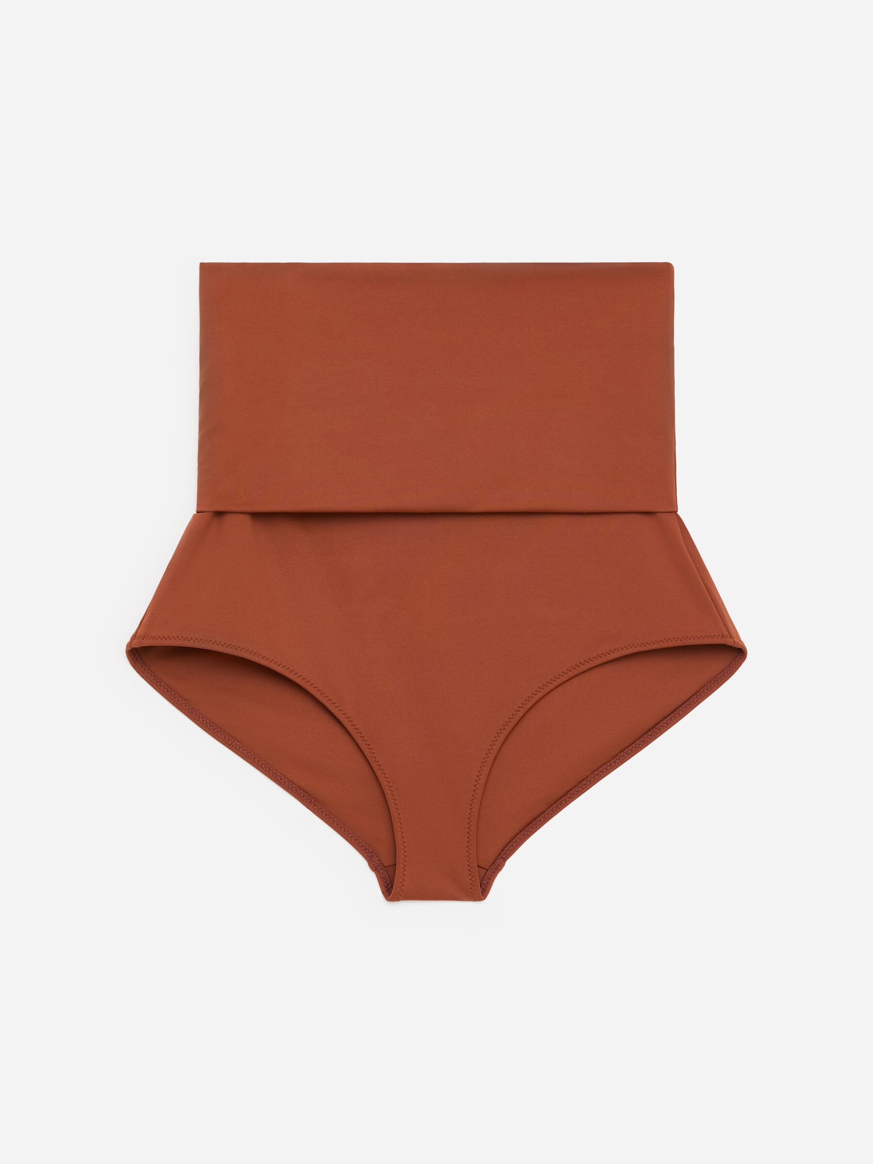 Fold Over Bikini Bottom-#733F1E-18787