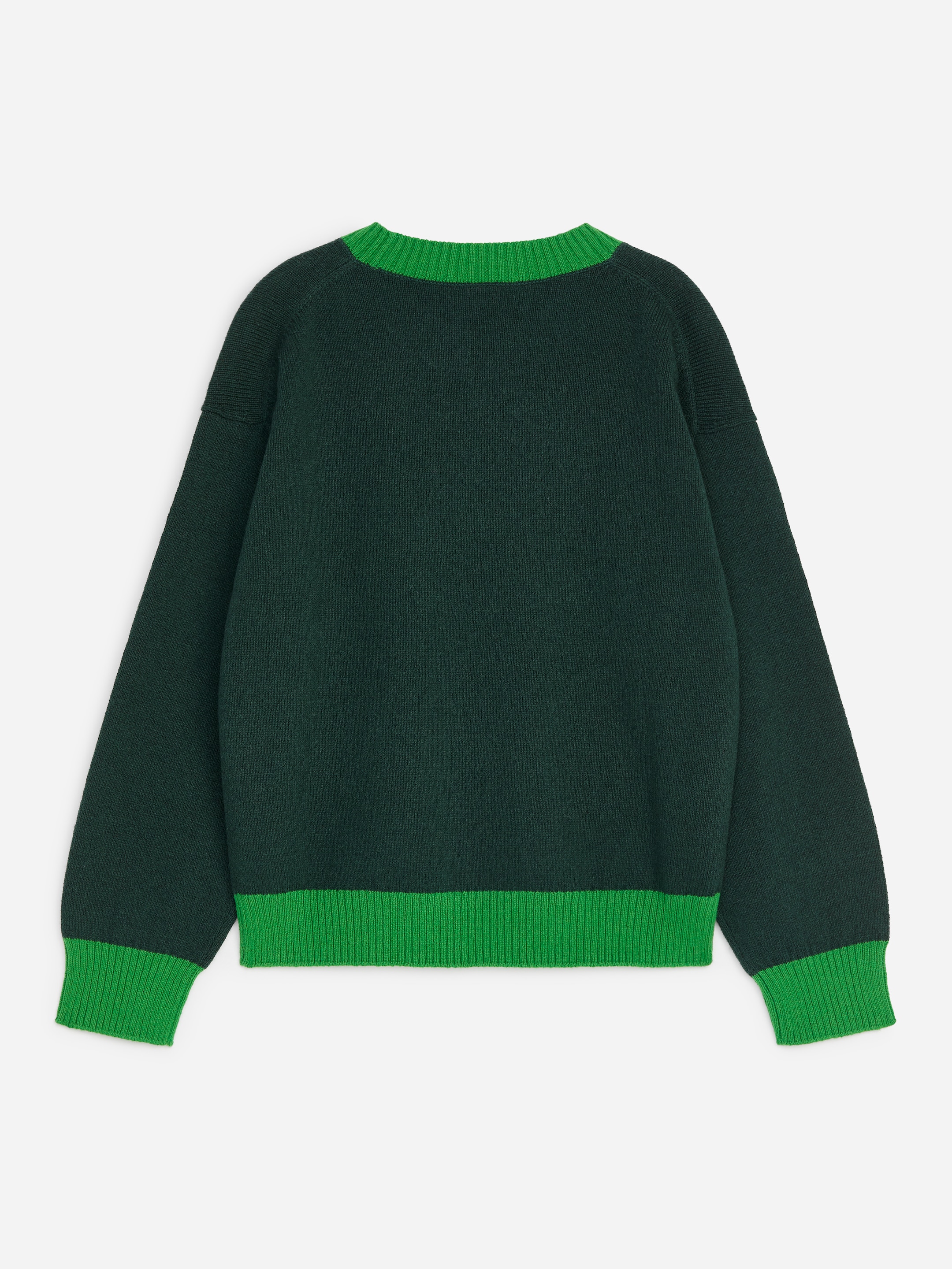 Cotton Wool Jumper - Green - Regular fit - children - StillMedia/DescriptiveStillLife - 1