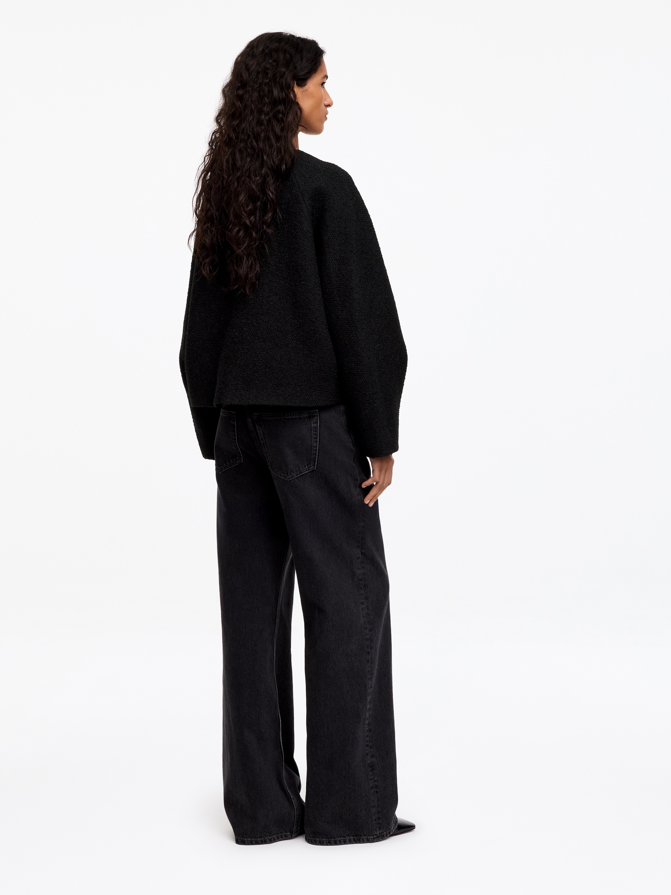 Giacca con maniche raglan - Nero - Regular fit - women - StillMedia/Lookbook - 3