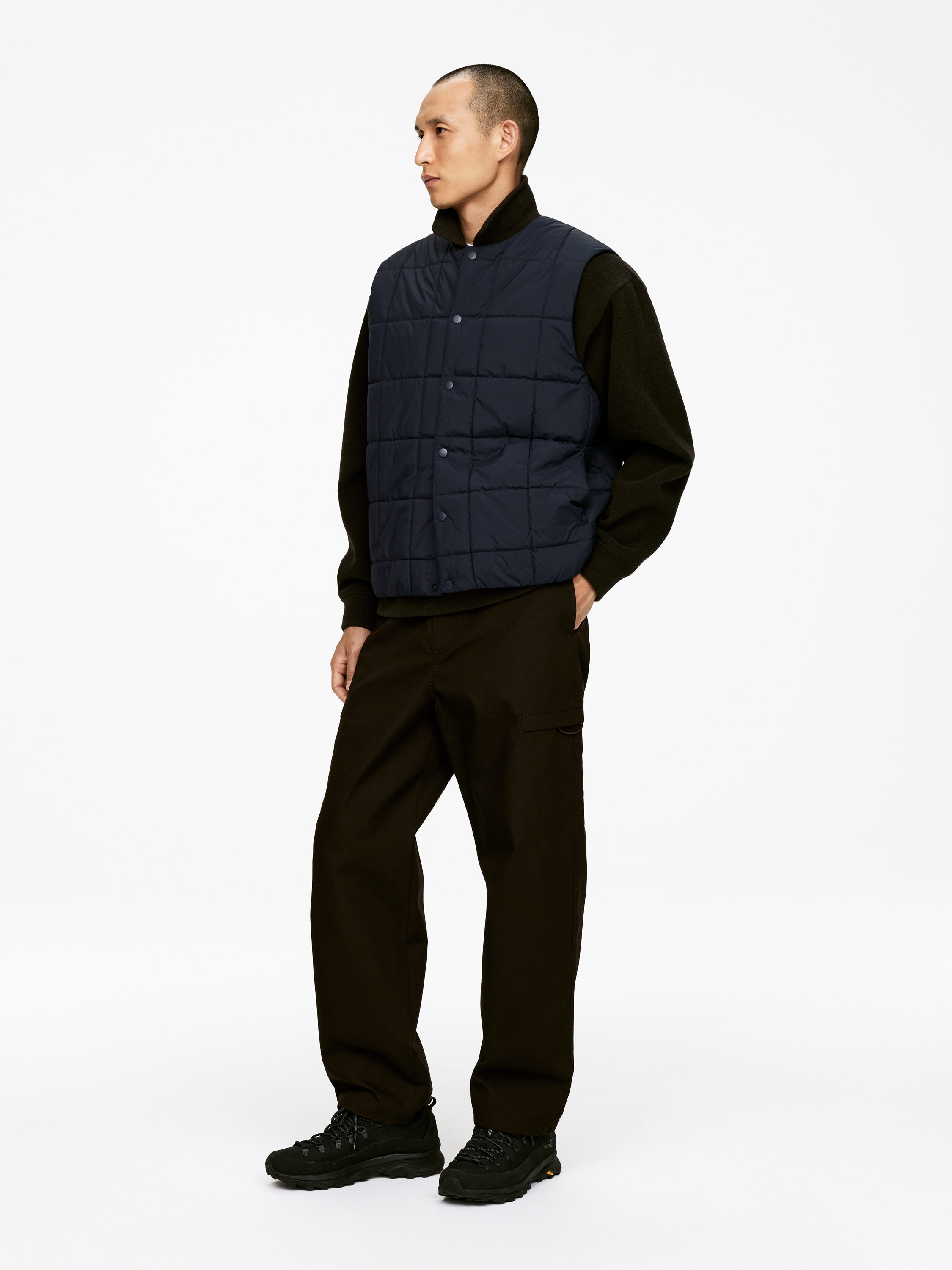 Quilted Vest - Dark Blue - Regular fit - Men - StillMedia/Lookbook - 7