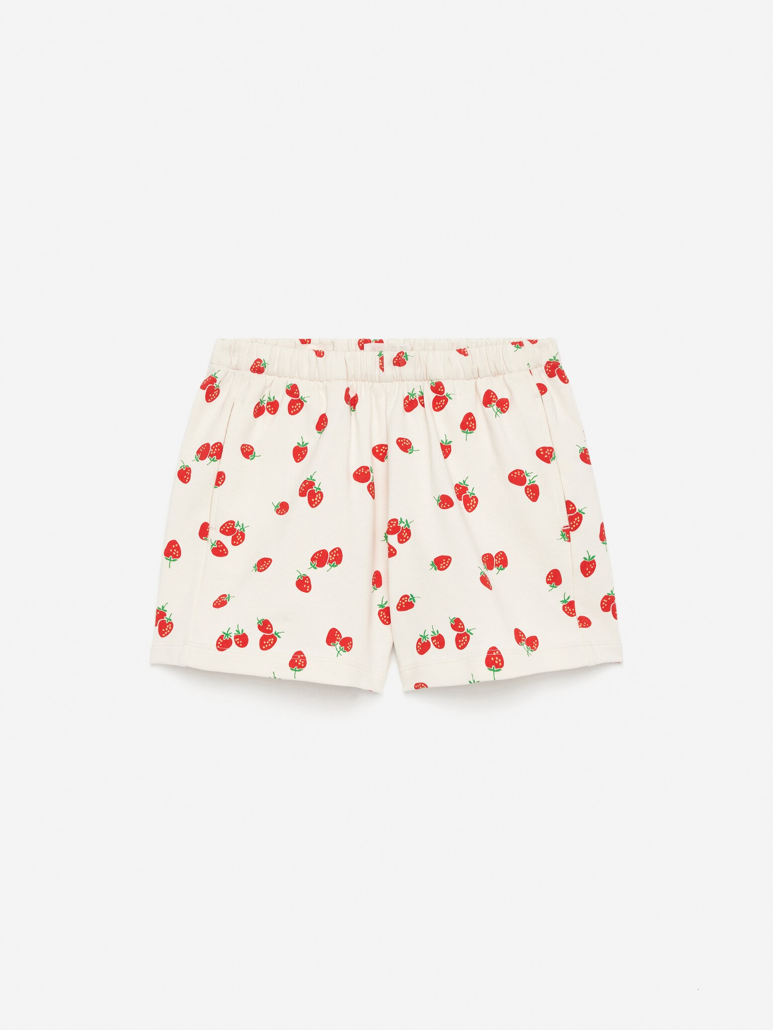 Șorturi French Terry - Alb/Fructe de pădure/Alb/Neps