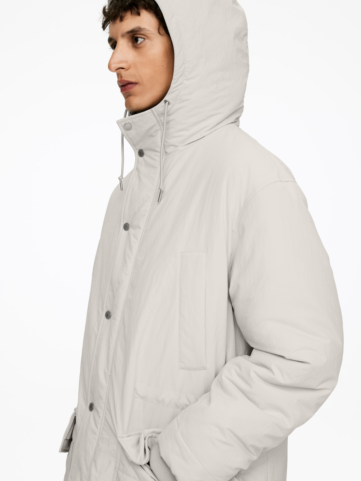 Parka matelassée - Taupe clair - 4