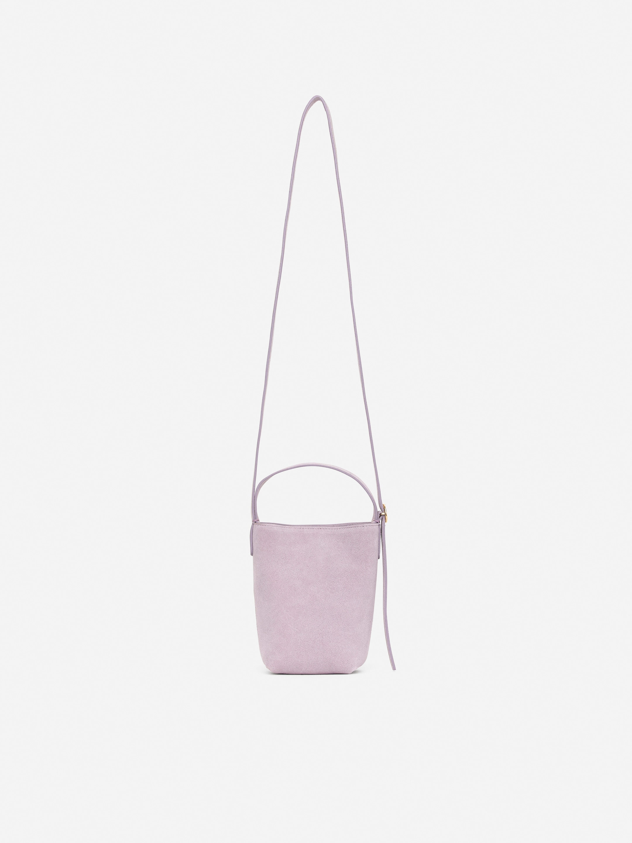 Split Suede Crossbody Bag - Lilac - Women - StillMedia/DescriptiveStillLife - 2