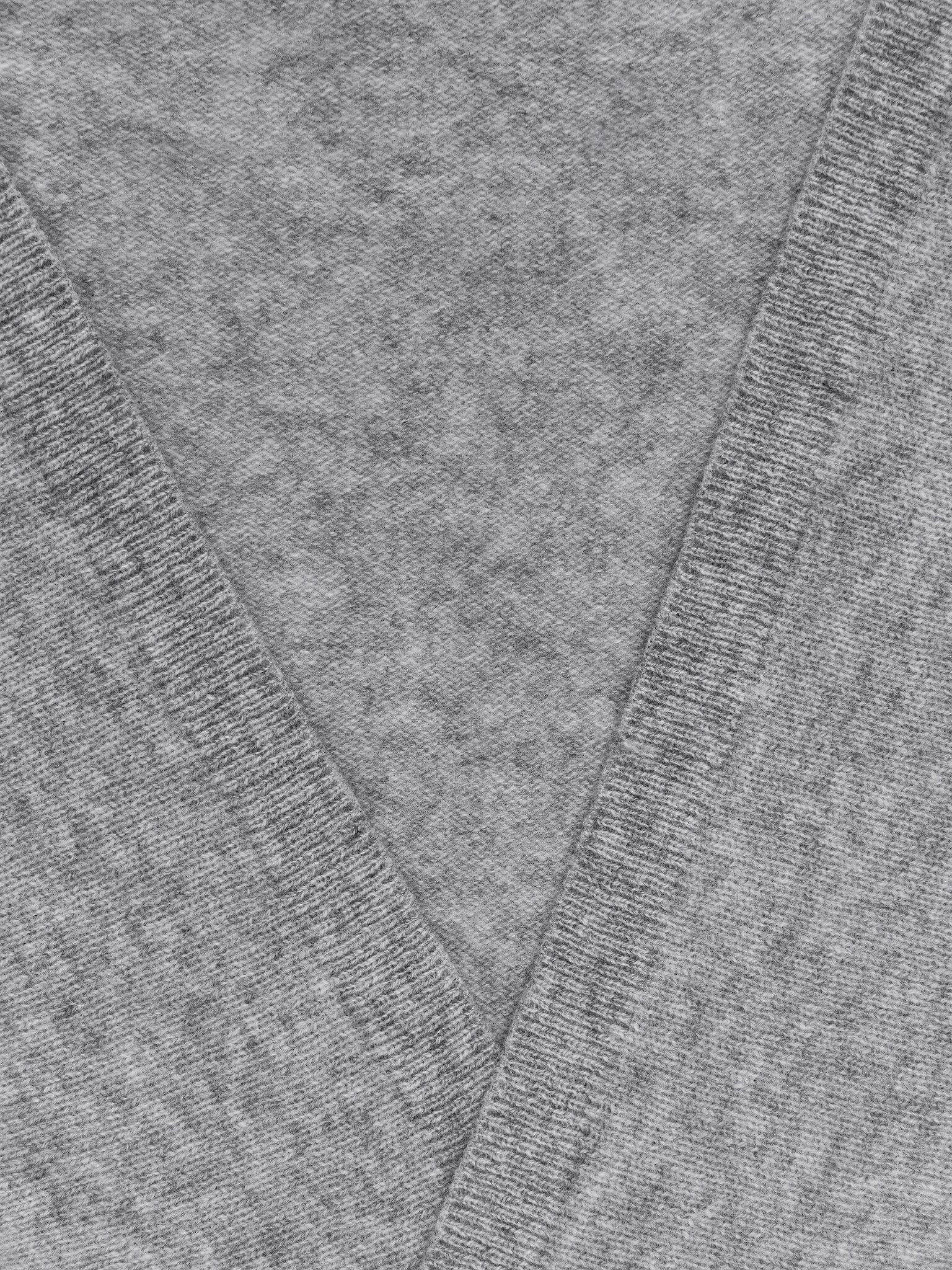 Halsduk i kashmir - Grå/Off-white - 2