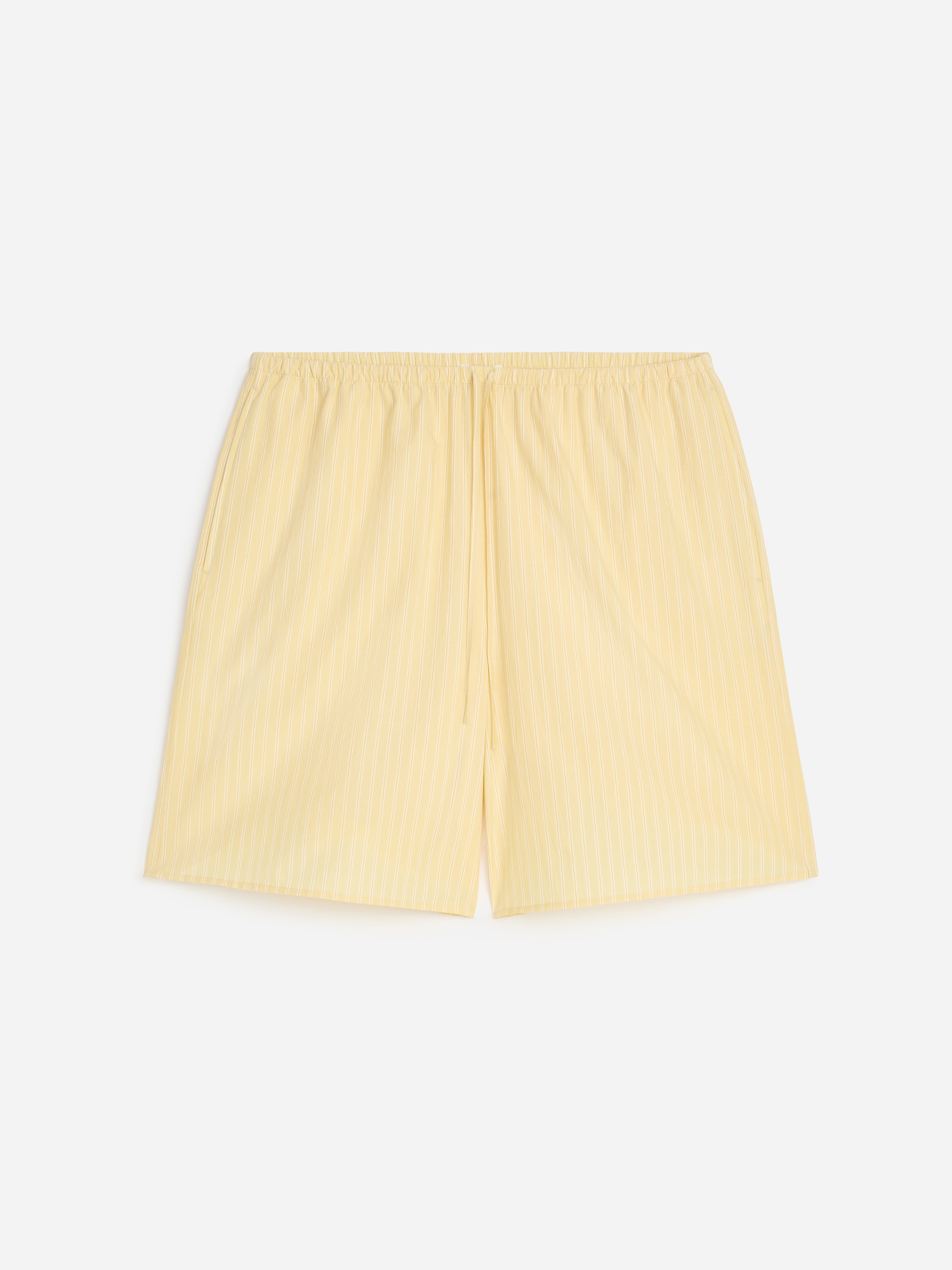 Short en coton-Jaune