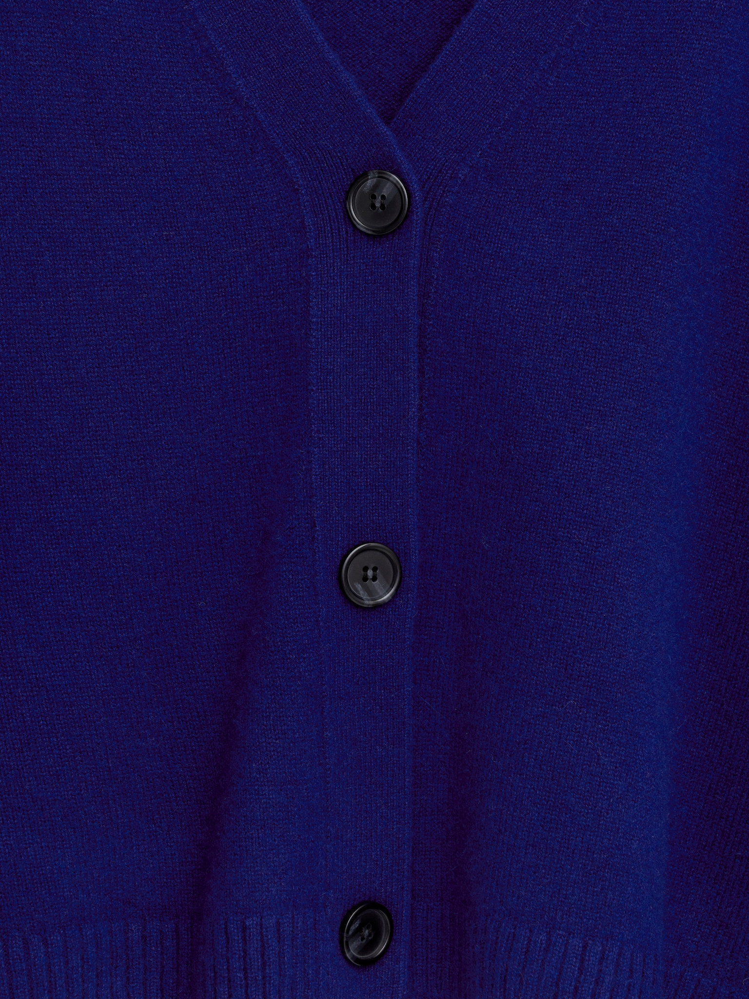 Cardigan en laine et cachemire - Bleu outremer - 2