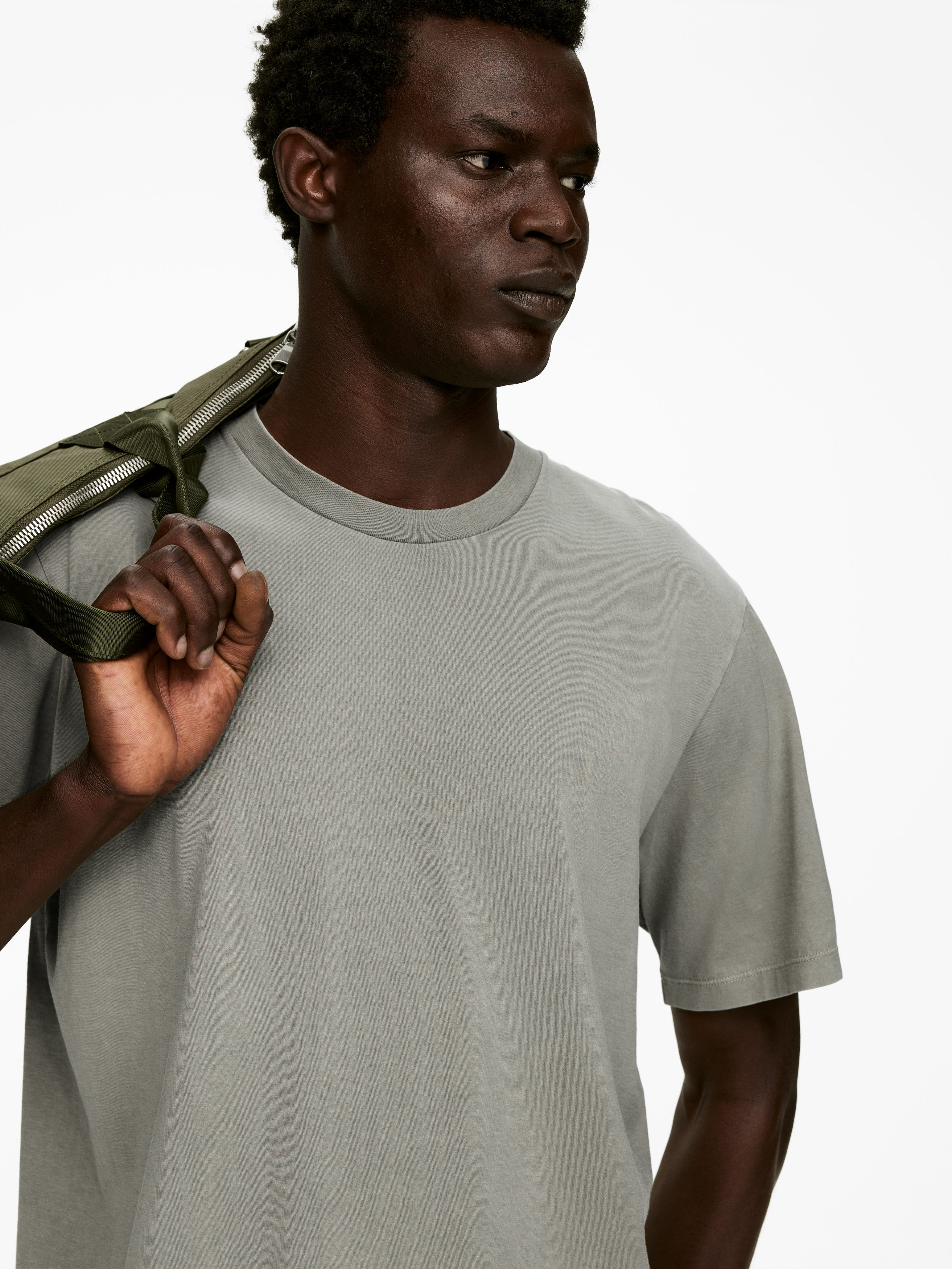 Lockeres T-Shirt - Grau - Relaxed Fit - Men - StillMedia/Lookbook - 6
