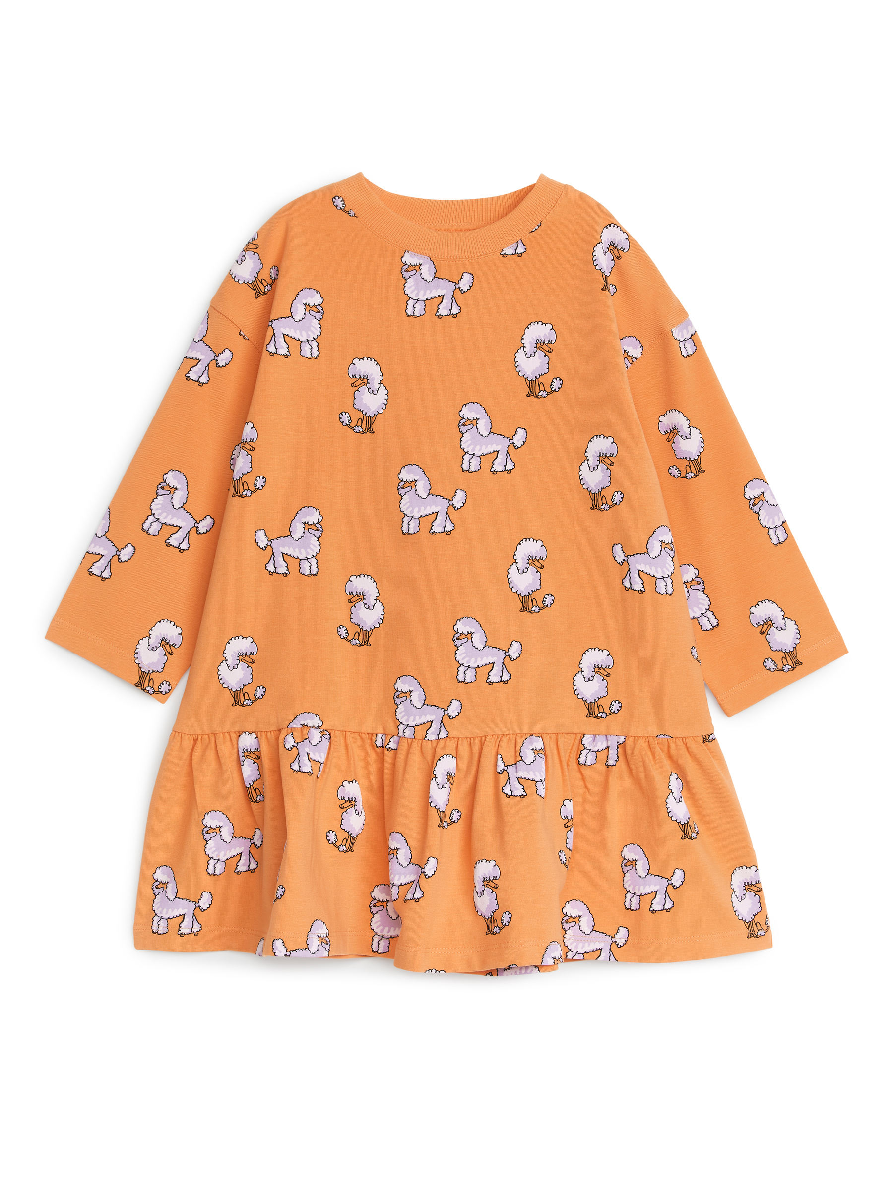 Jerseykleid mit Rüschen - Orange - Regular Fit - Kinder - StillMedia/DescriptiveStillLife - 2