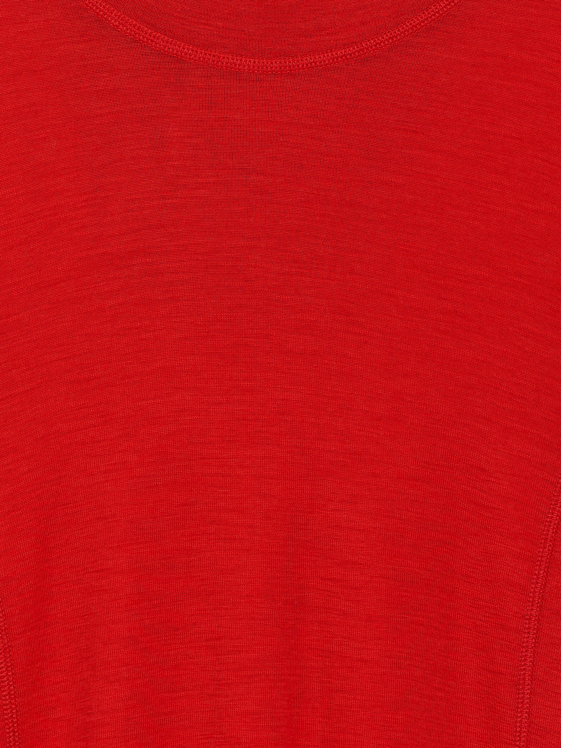 Hooded Wool Jumper - Red - Slim fit - Women - StillMedia/DescriptiveDetail - 1