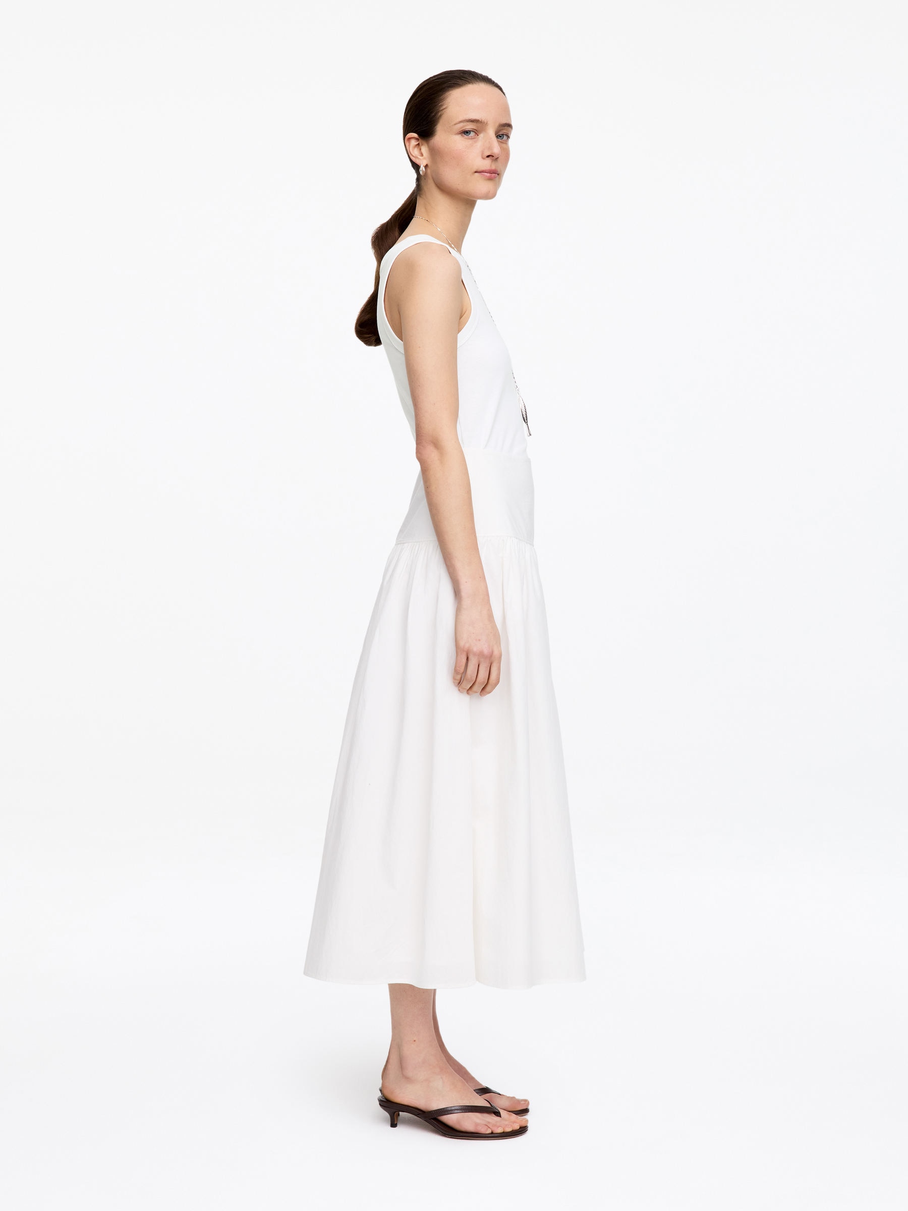 Rib Tank Top - White - Slim fit - Women - StillMedia/Lookbook - 41