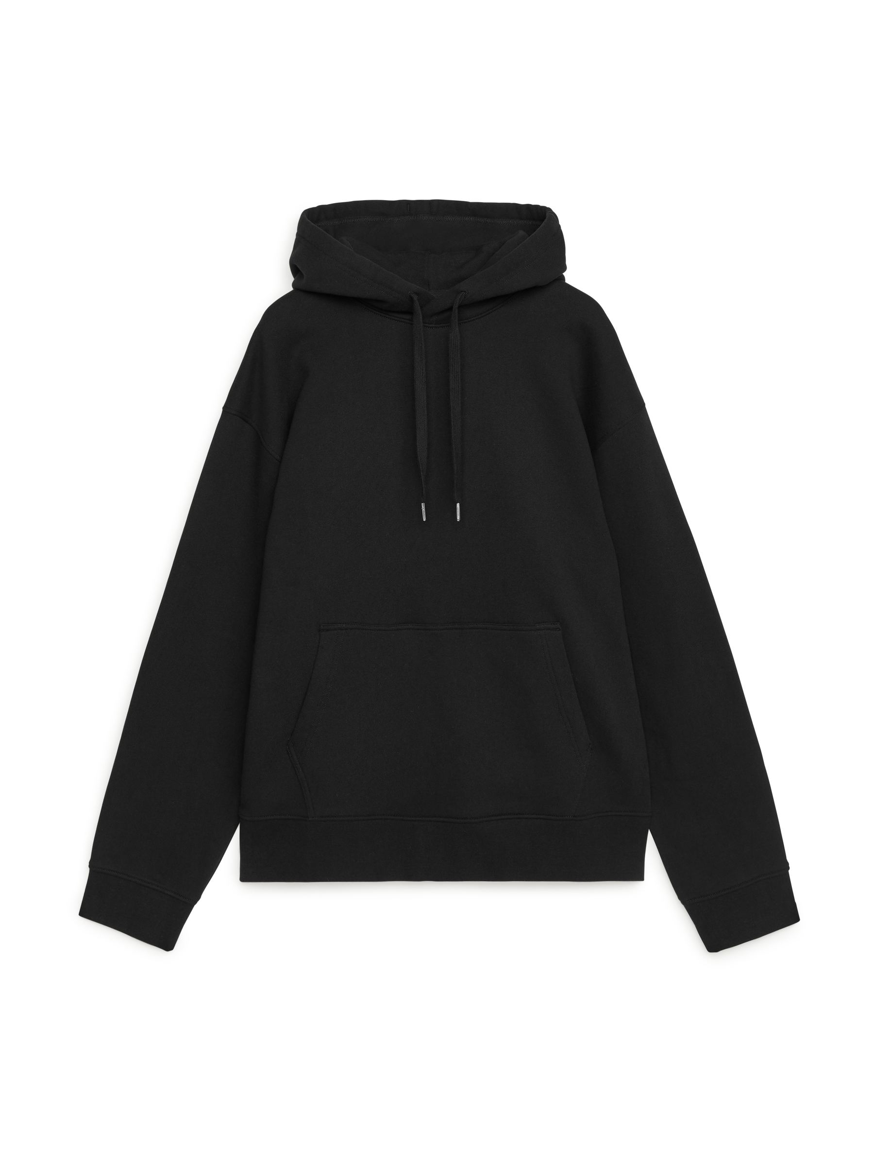 Relaxed Terry Hoodie - Black - Luźny fason - Men - StillMedia/DescriptiveStillLife - 1