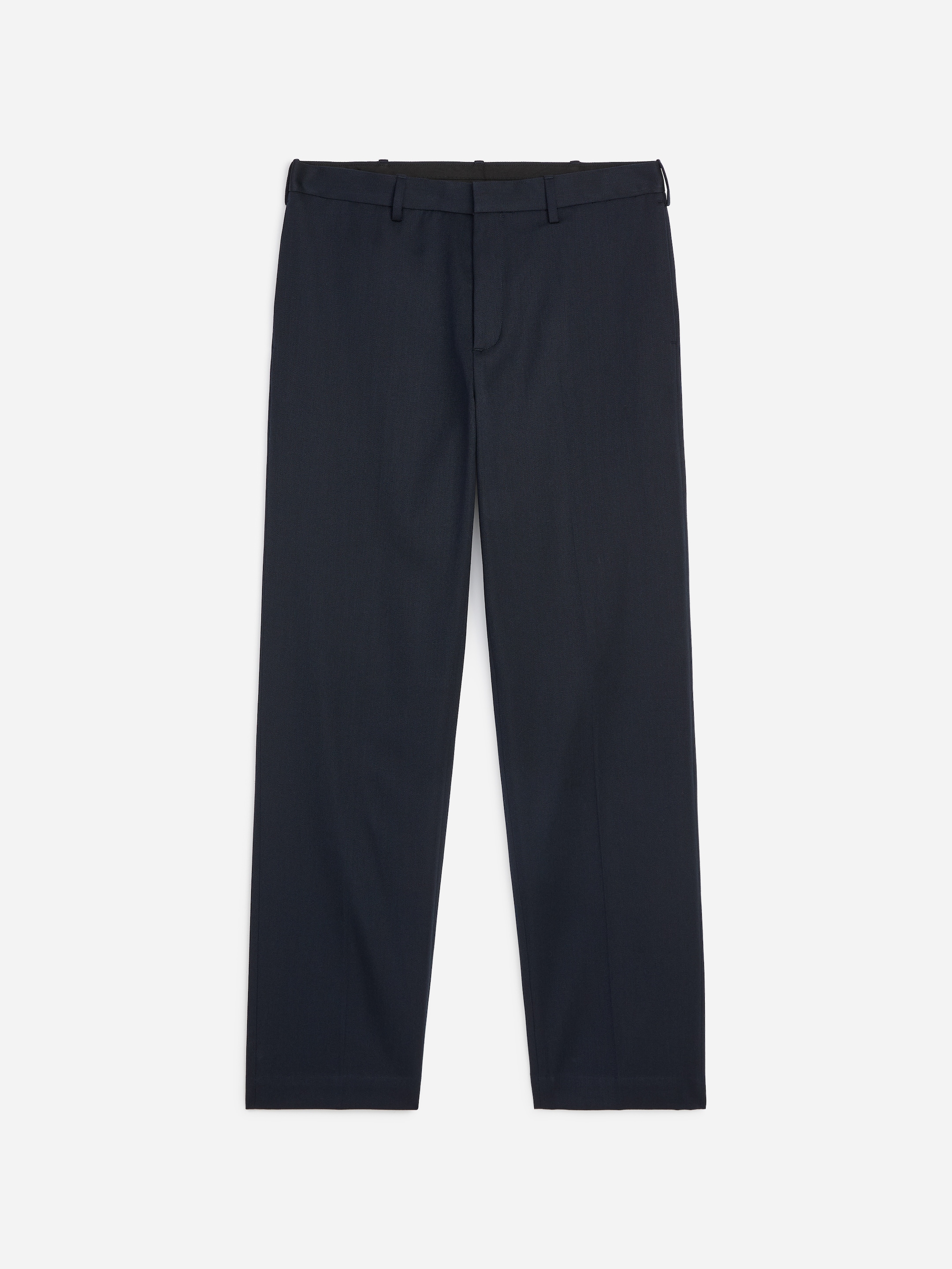 Pantalones de lana-algodón - Azul oscuro - Corte estándar - men - StillMedia/DescriptiveStillLife - 1