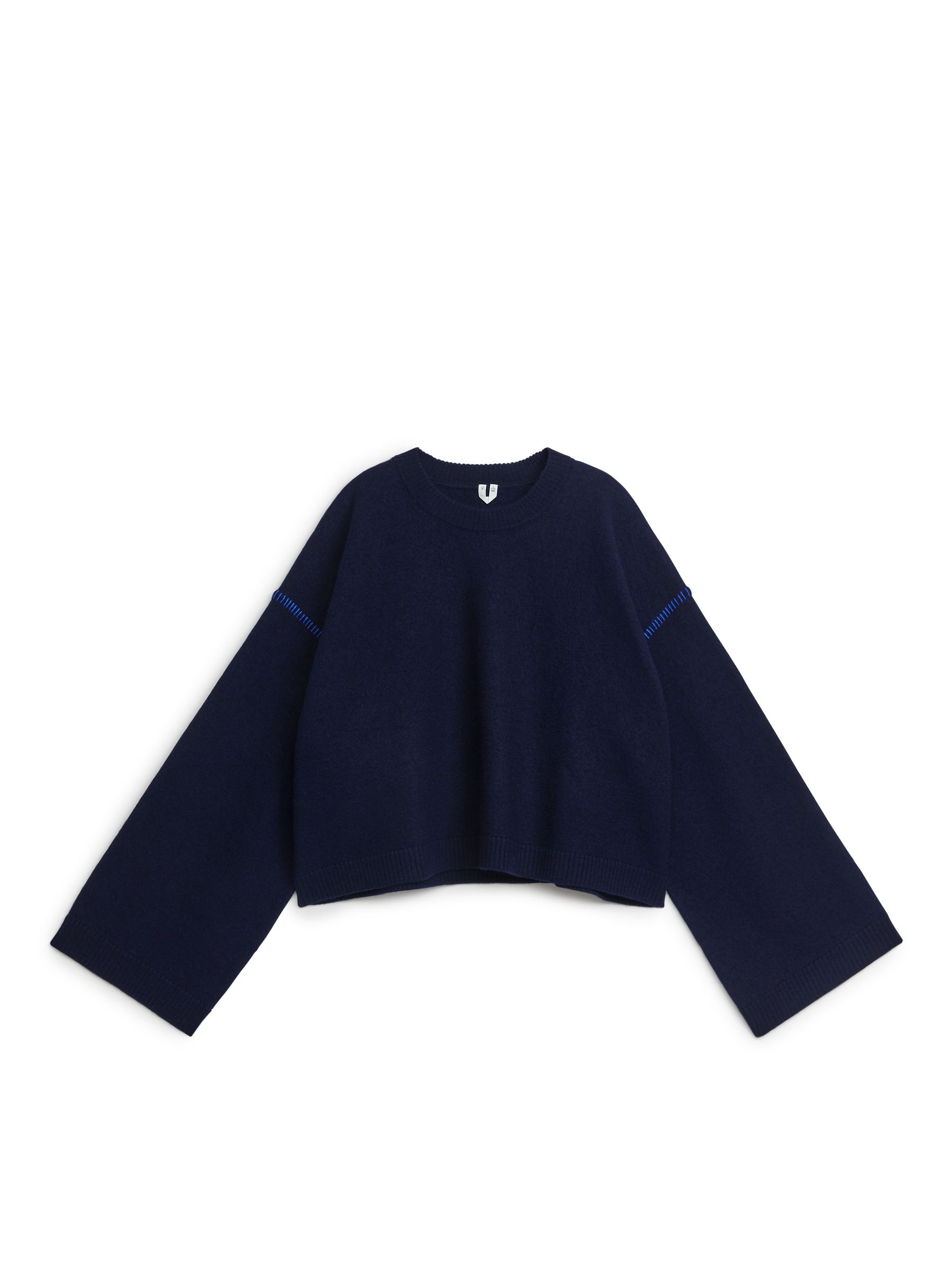 Maglione in lana - Dark Blue - Relaxed fit - Women - StillMedia/DescriptiveStillLife - 1