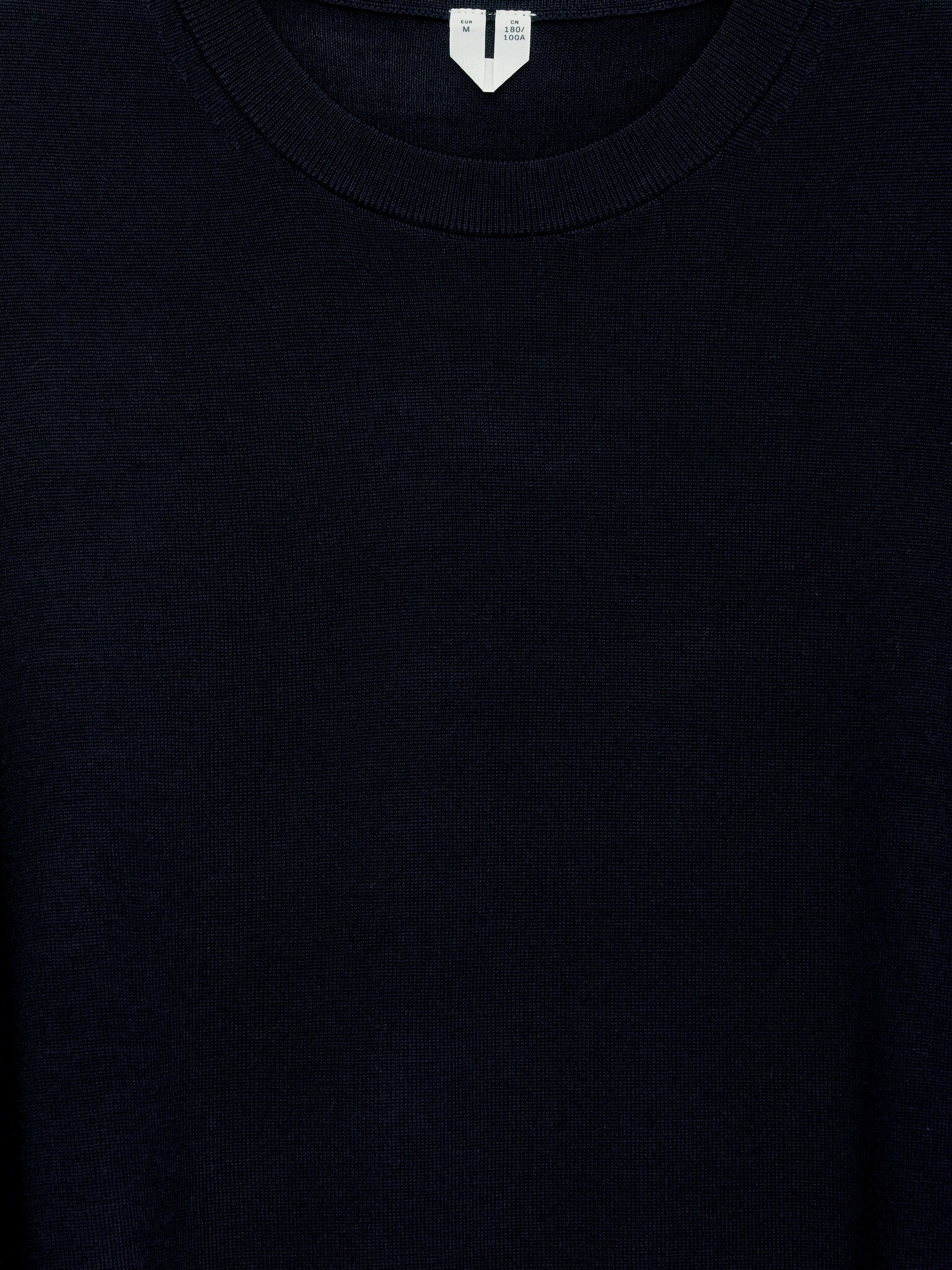 Pull en laine mérinos en maille fine - Bleu foncé/Vert foncé/Gris chiné/Marron foncé/Taupe foncé/Noir - 5