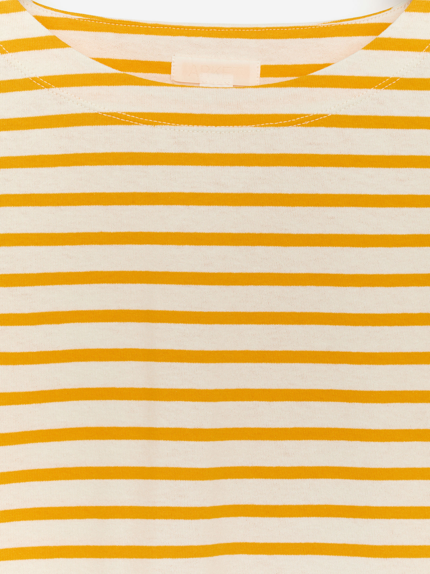 Long-Sleeve T-Shirt - Yellow/Off White - Regular fit - Women - StillMedia/DescriptiveDetail - 1