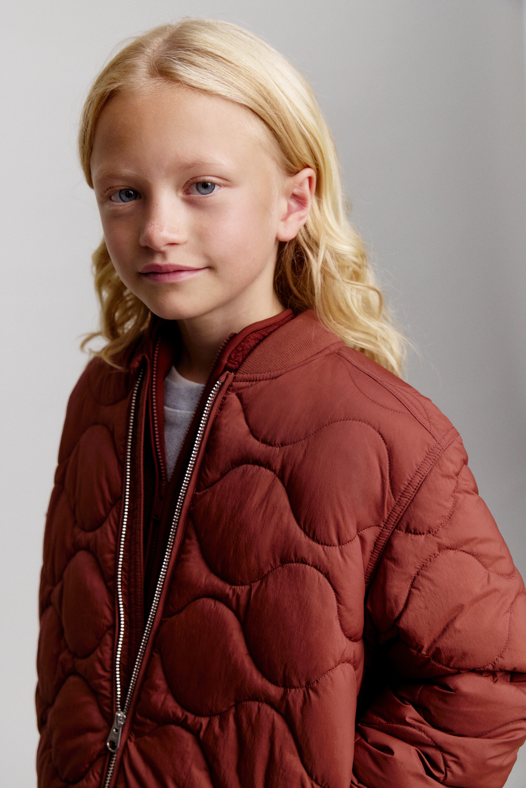 Quilted Lightweight Jacket - Rust - Regular fit - children - StillMedia/Environmental - 1