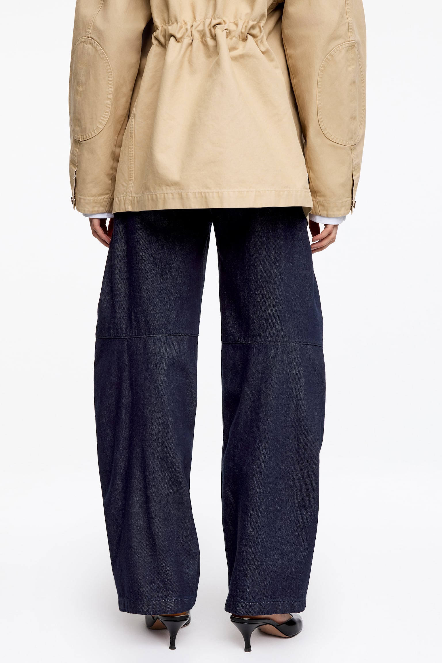 PINE Relaxed barrel jeans - Mörkblå/Ljusblå - 8