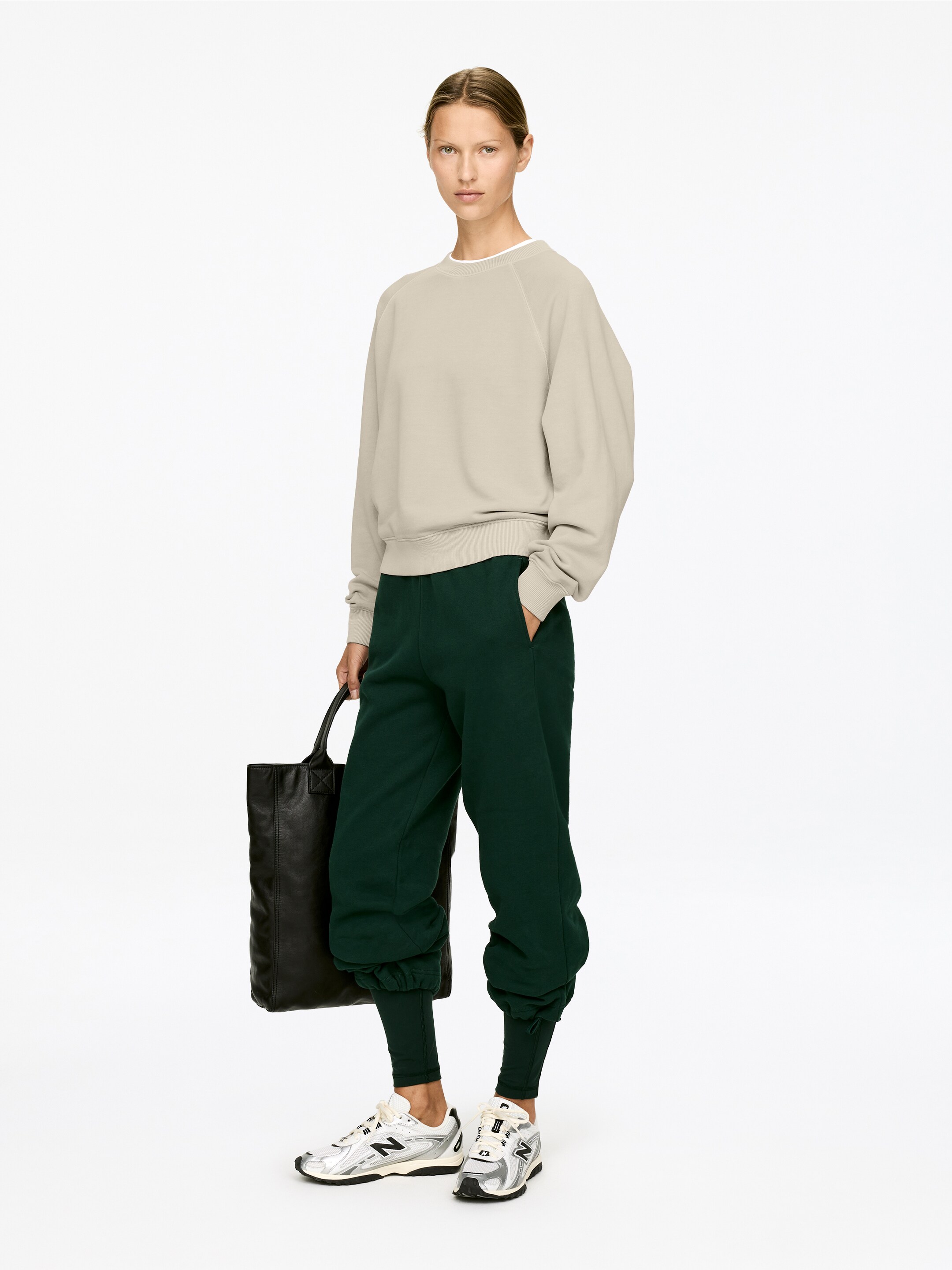 Grotere afbeelding bekijken: Terry sweatshirt - Poederbeige - DAMES | H&M NL 2