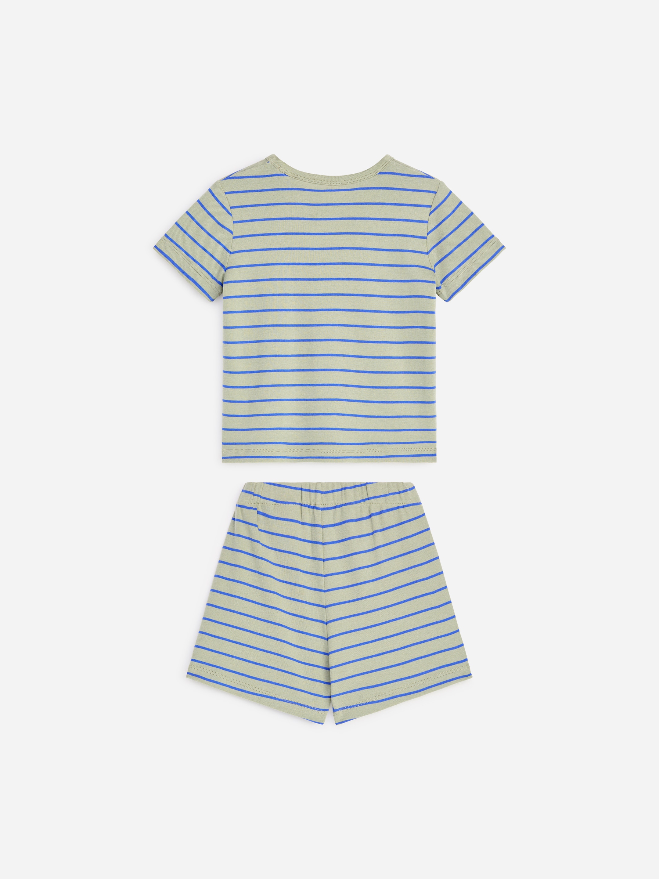Short Jersey Pyjama Set - Khaki/Niebieski - Children - StillMedia/DescriptiveStillLife - 2
