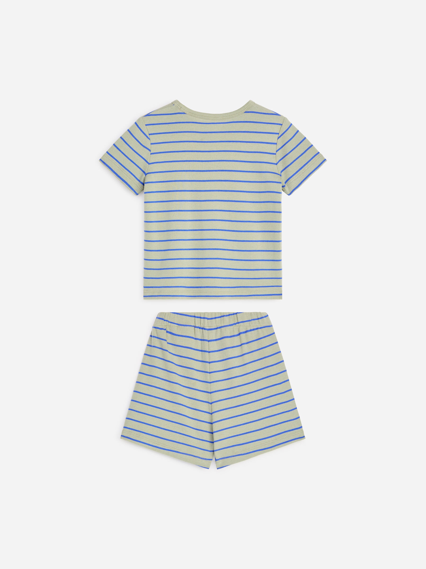 Short Jersey Pyjama Set - Khaki Green/Blue - Children - StillMedia/DescriptiveStillLife - 2