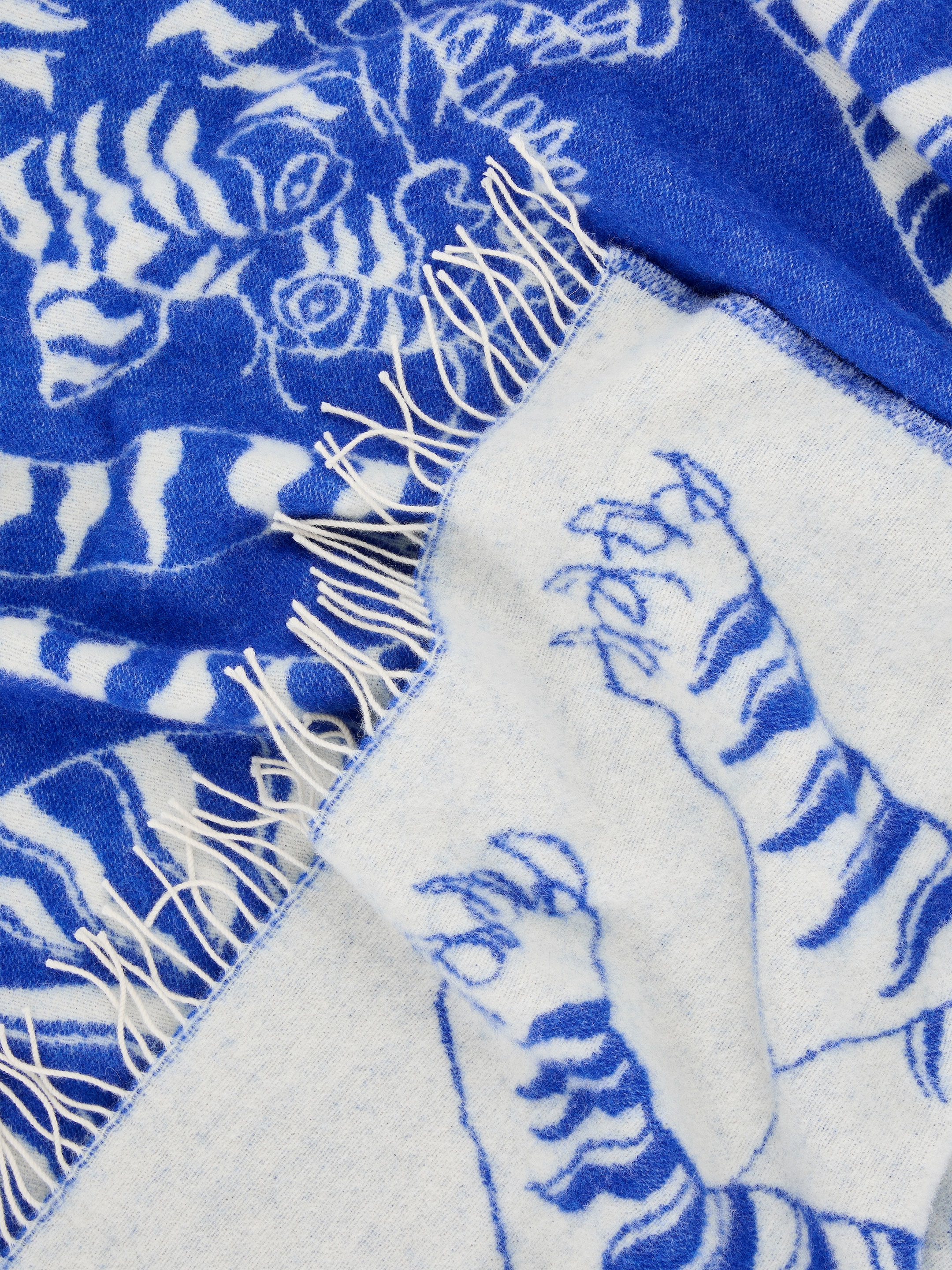 Klippan Wool Blanket - Blue/Off White - homeware - StillMedia/DescriptiveDetail - 1