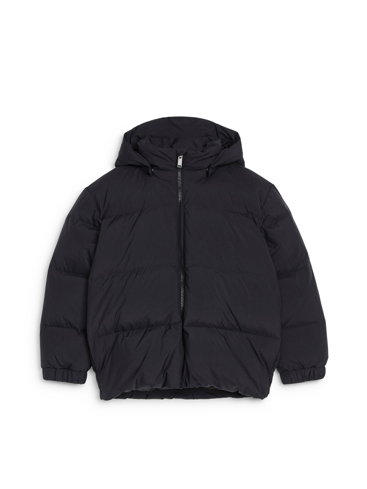 Upcycled Down Jacket - Black/Khaki Green/Blue
