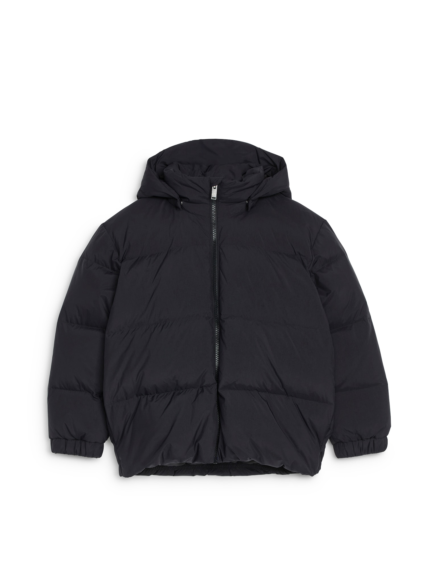 Upcycled Down Jacket - Black/Khaki Green/Blue