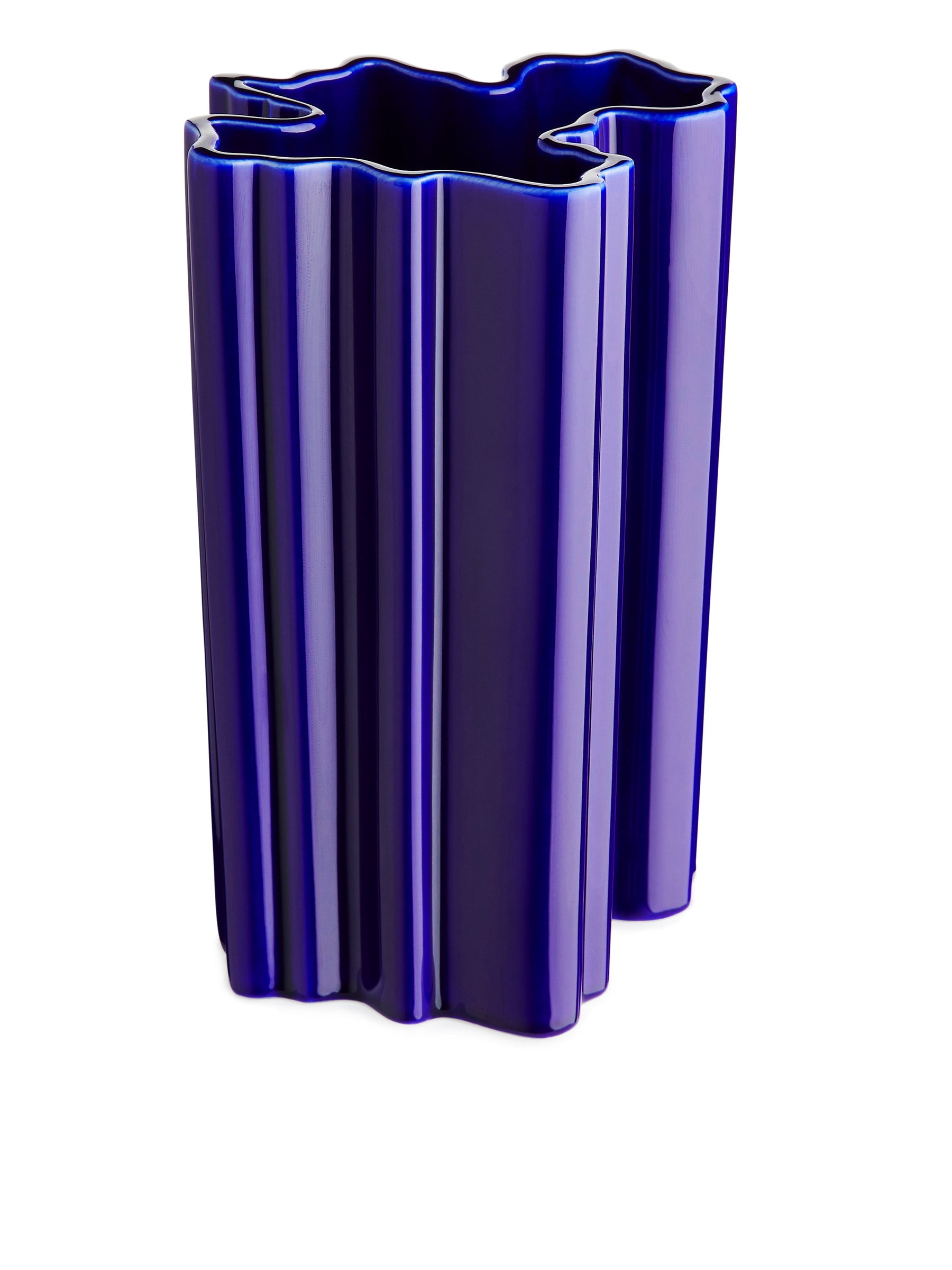 Blumenvase aus Keramik, 21 cm - Blau - Haushaltswaren - StillMedia/DescriptiveStillLife - 2