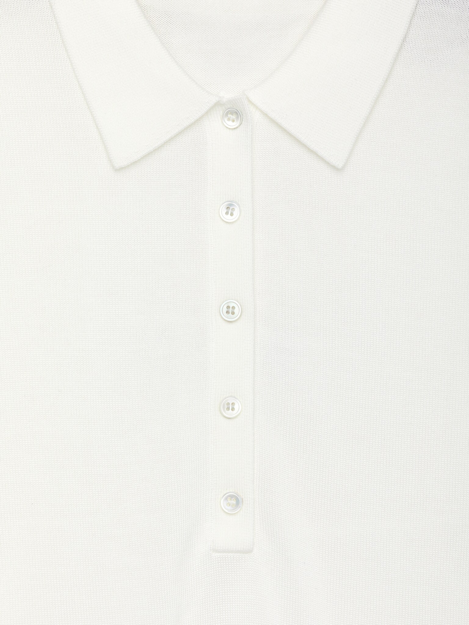 Polo en maille - Blanc/Bleu ciel - 3