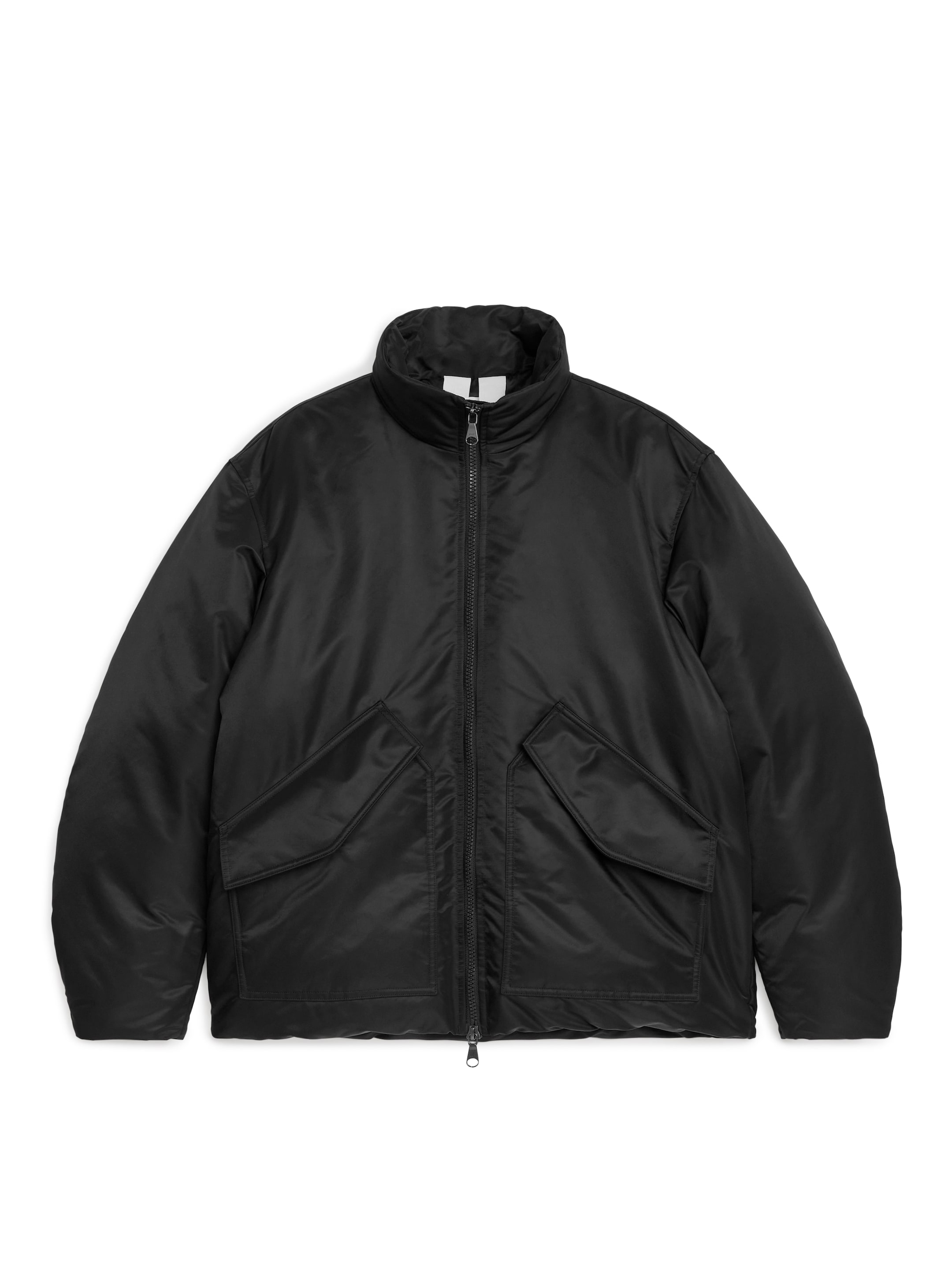 Bomberjacka i Upcycled Down - Svart - Oversized - Men - StillMedia/DescriptiveStillLife - 1