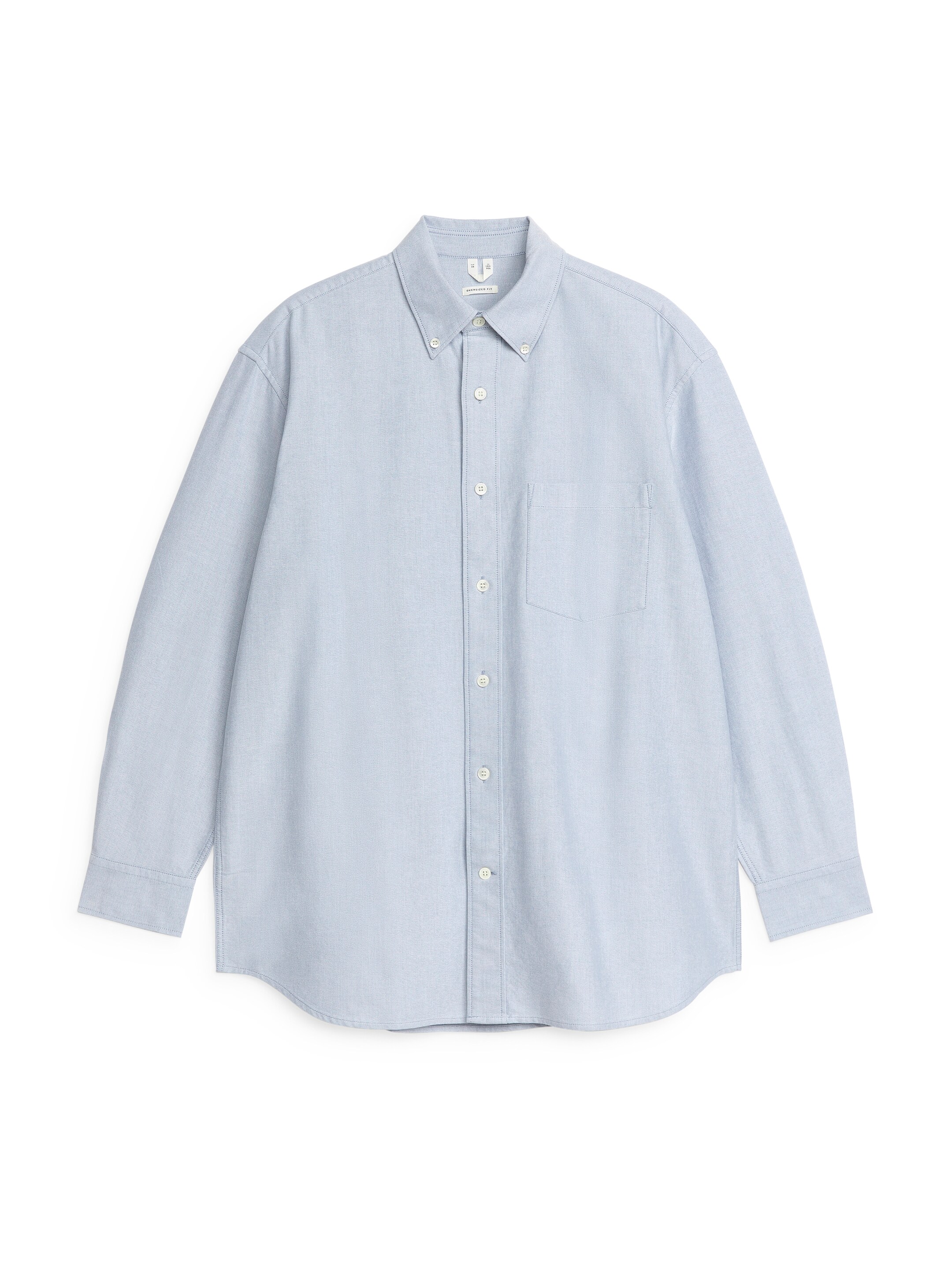 Se større billede: Oversized Oxford-skjorte - Lyseblå - HERRE | H&M DK 1
