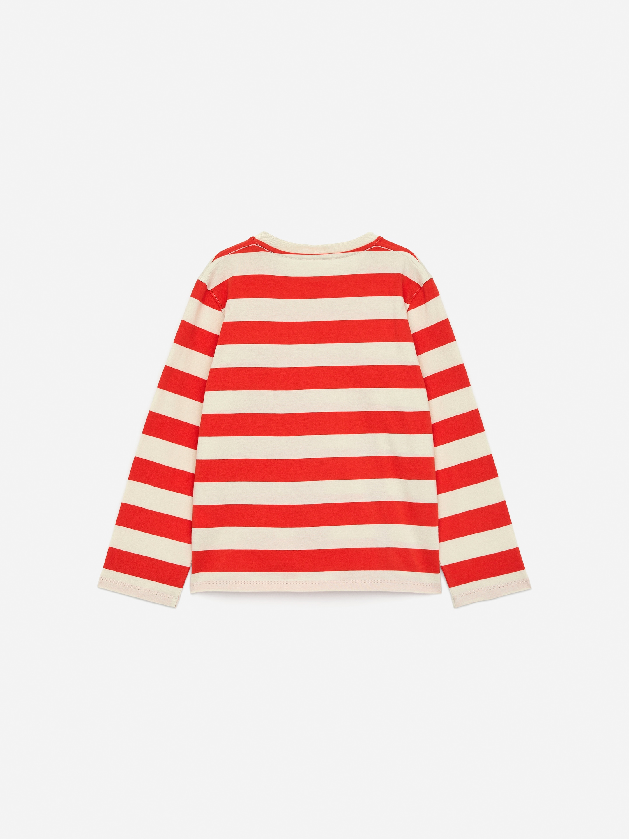 Langarmshirt - Rot/Beige - Relaxed Fit - Children - StillMedia/DescriptiveStillLife - 3