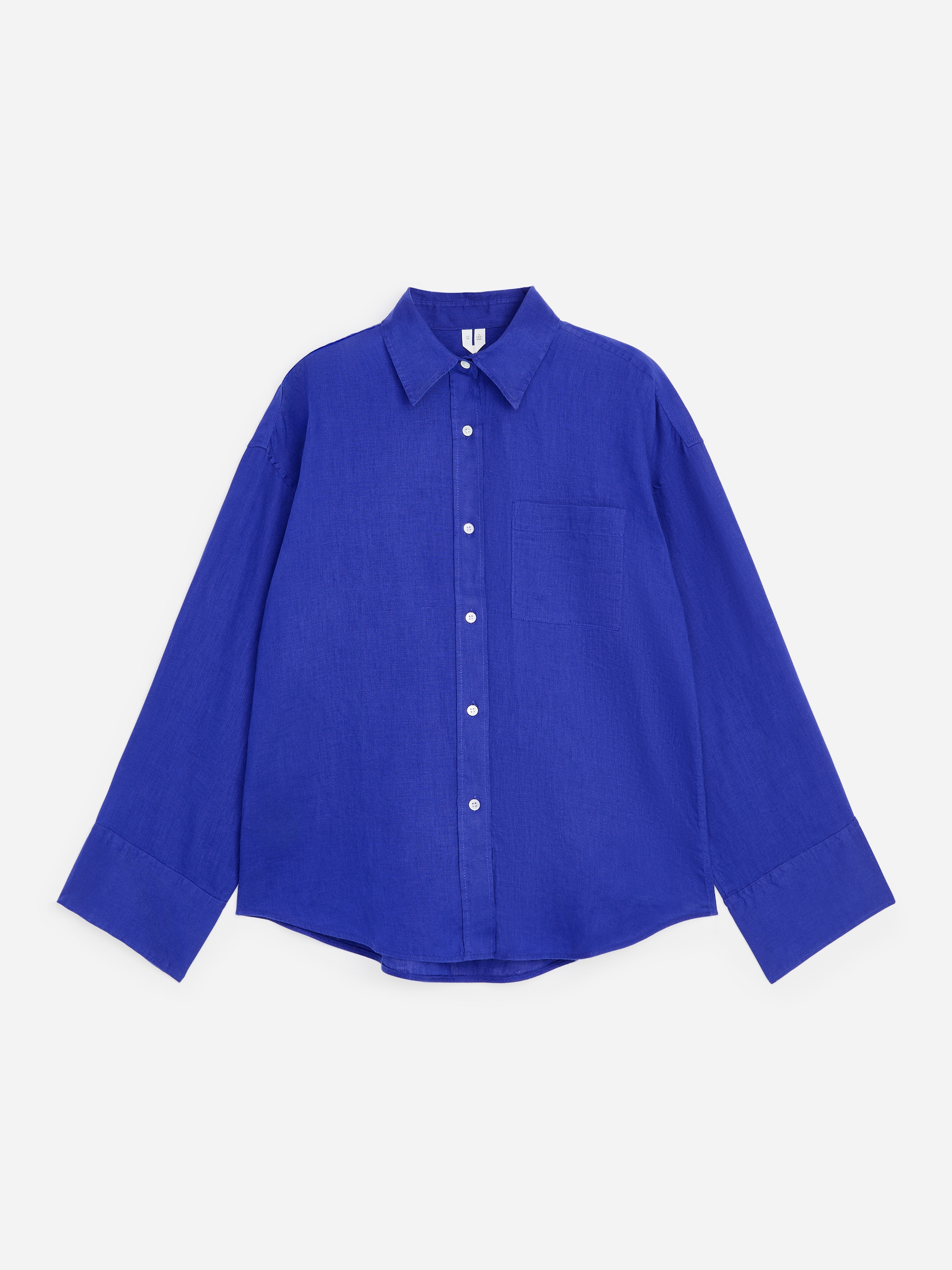 Linen Shirt - Blue - Regular fit - Women - StillMedia/DescriptiveStillLife - 1