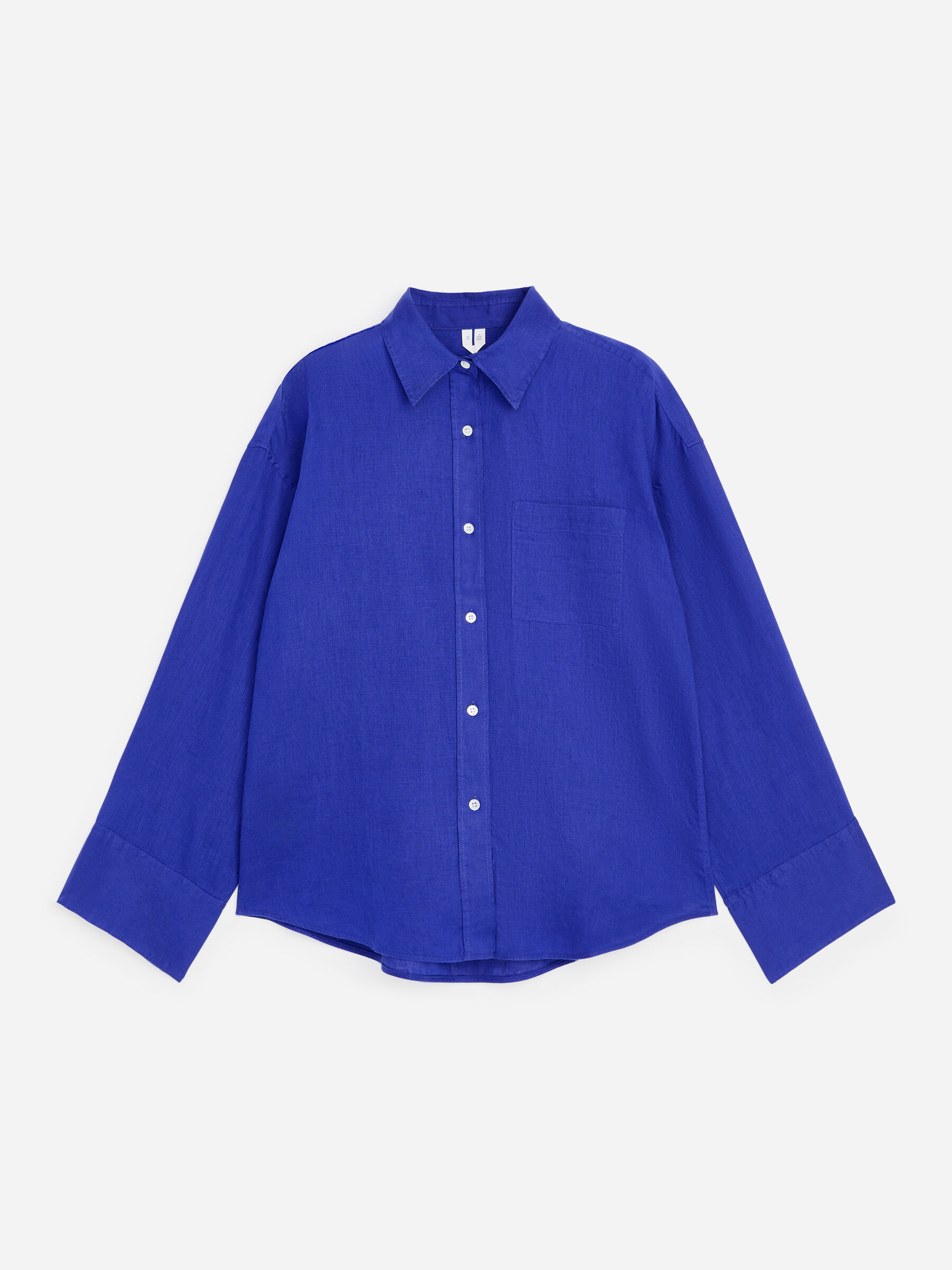 Chemise en lin - Bleu - Regular fit - Femme - StillMedia/DescriptiveStillLife - 1