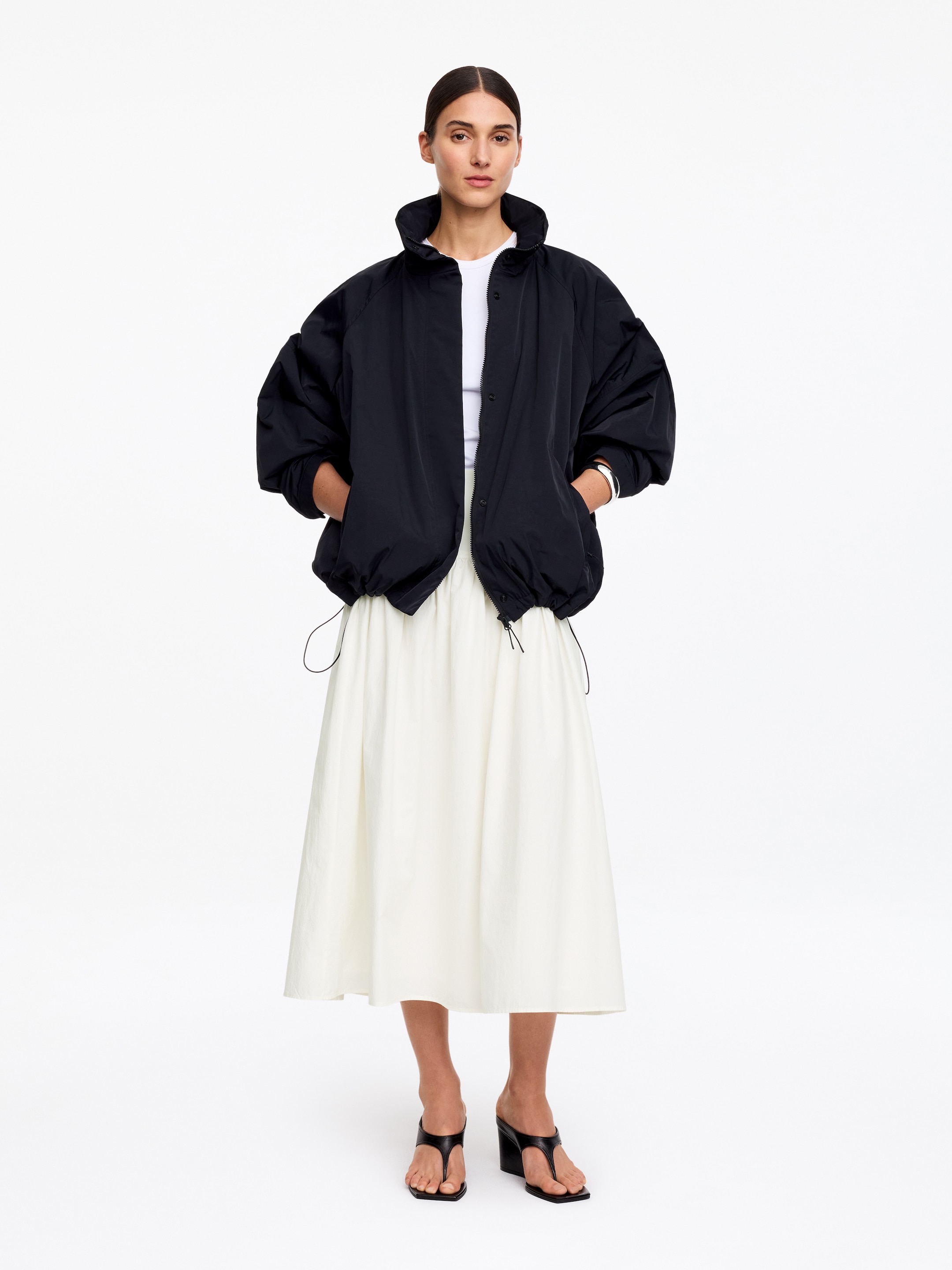 Kjol i bäckebölja - Vit - Regular fit - Women - StillMedia/Lookbook - 6