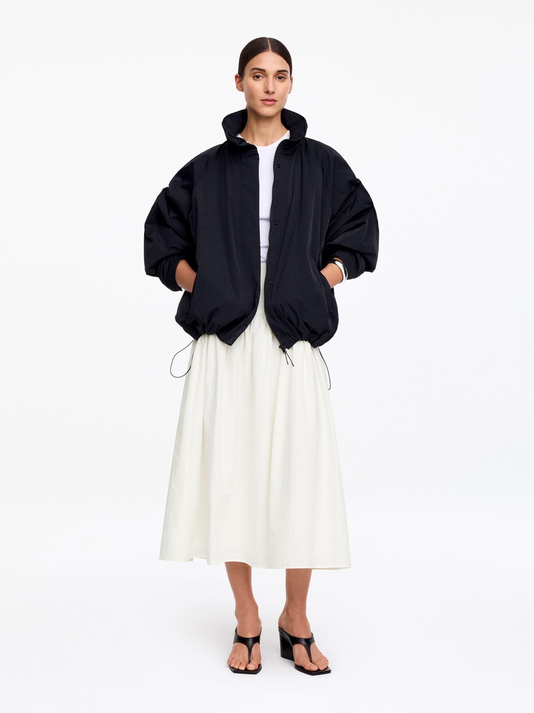 Rock aus Seersucker - Weiß - Regular Fit - Damen - StillMedia/Lookbook - 6