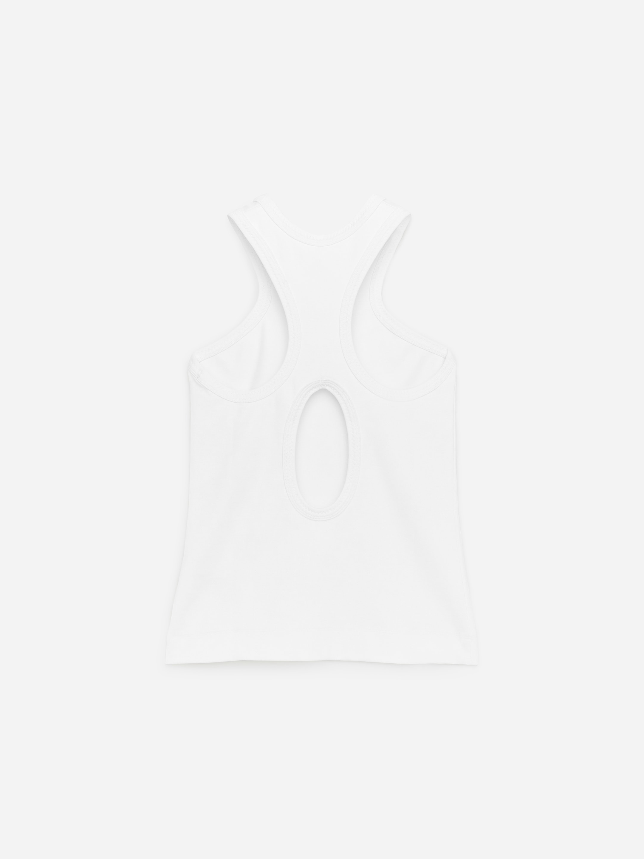 Racerback Tank Top - White - Regular fit - Women - StillMedia/DescriptiveStillLife - 1