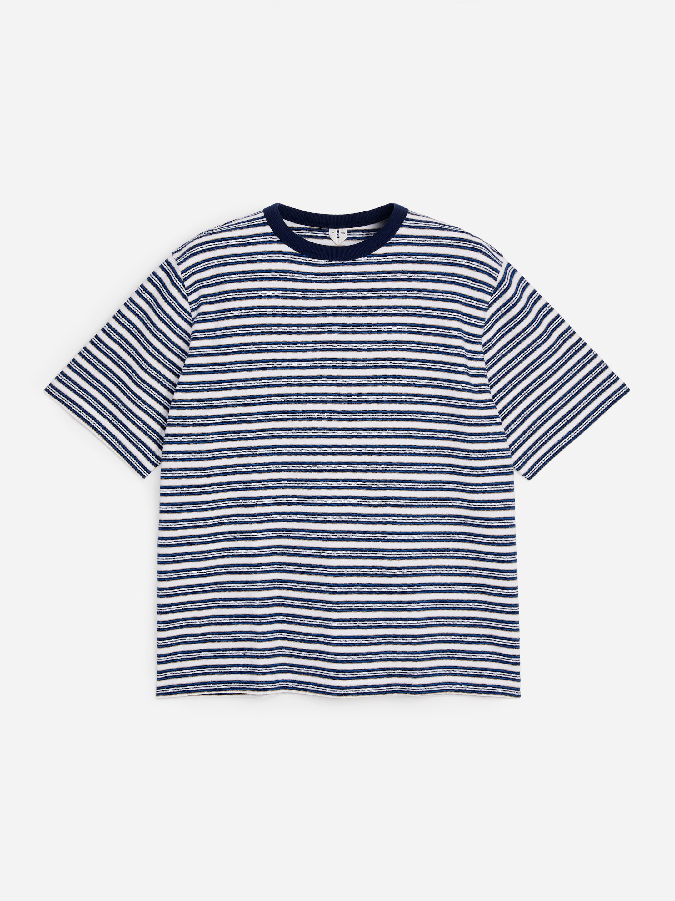 Relaxed Bouclé T-Shirt-Blue-19454