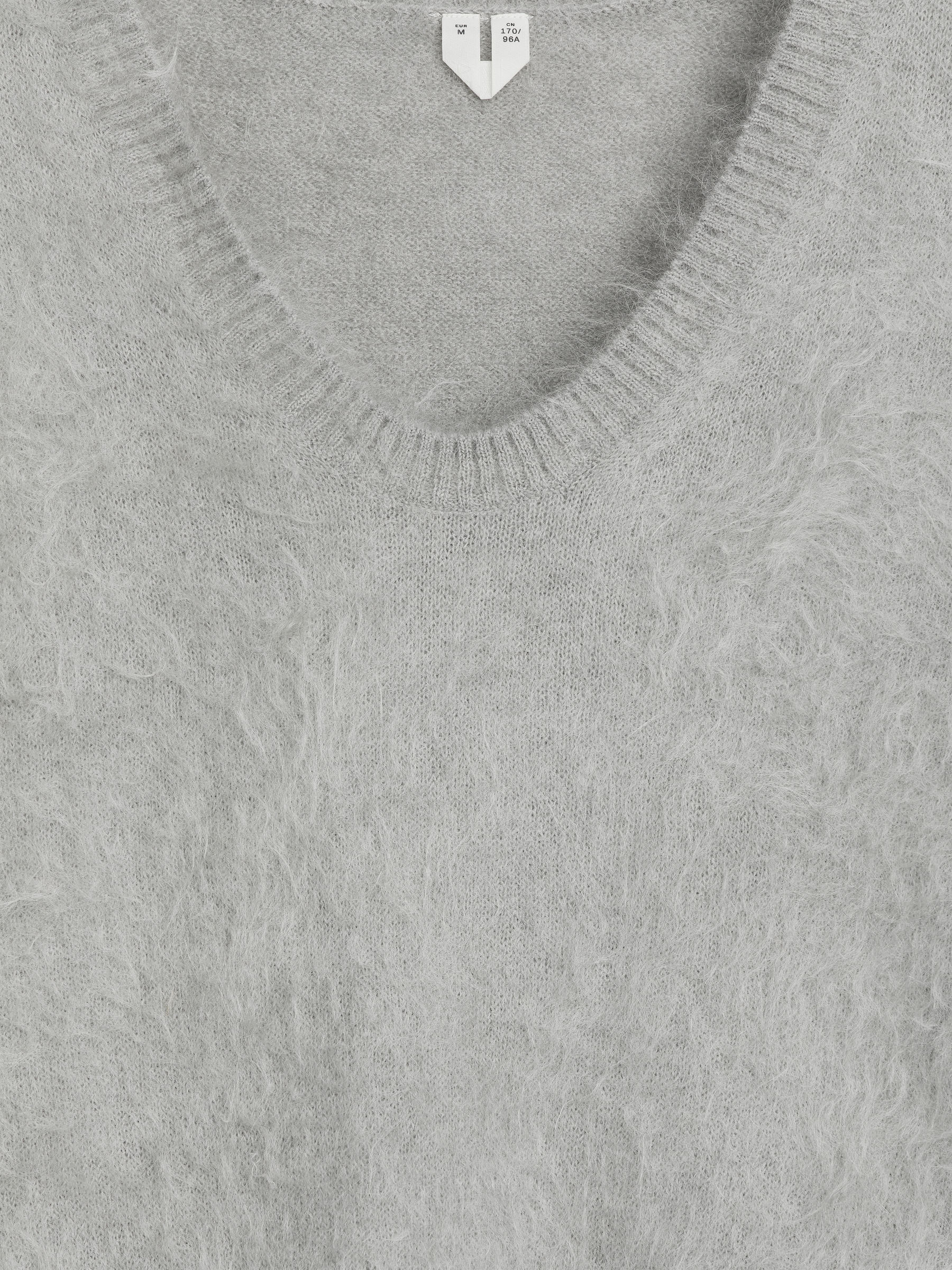 Mohair-Wool Jumper - Grey - Loose fit - Women - StillMedia/DescriptiveDetail - 2